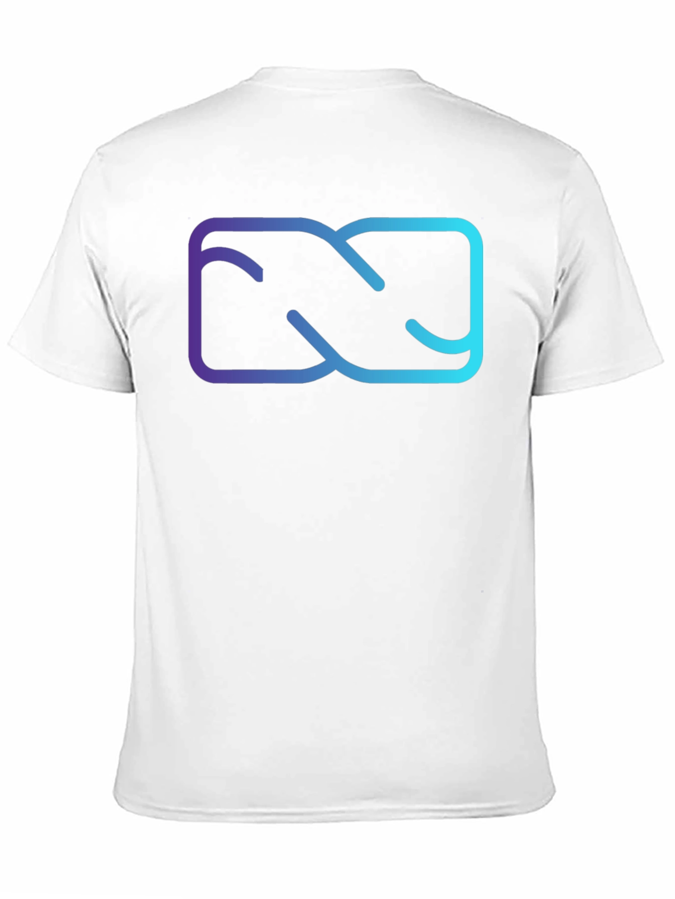 Abstract Gradient Graphic Black T-Shirt