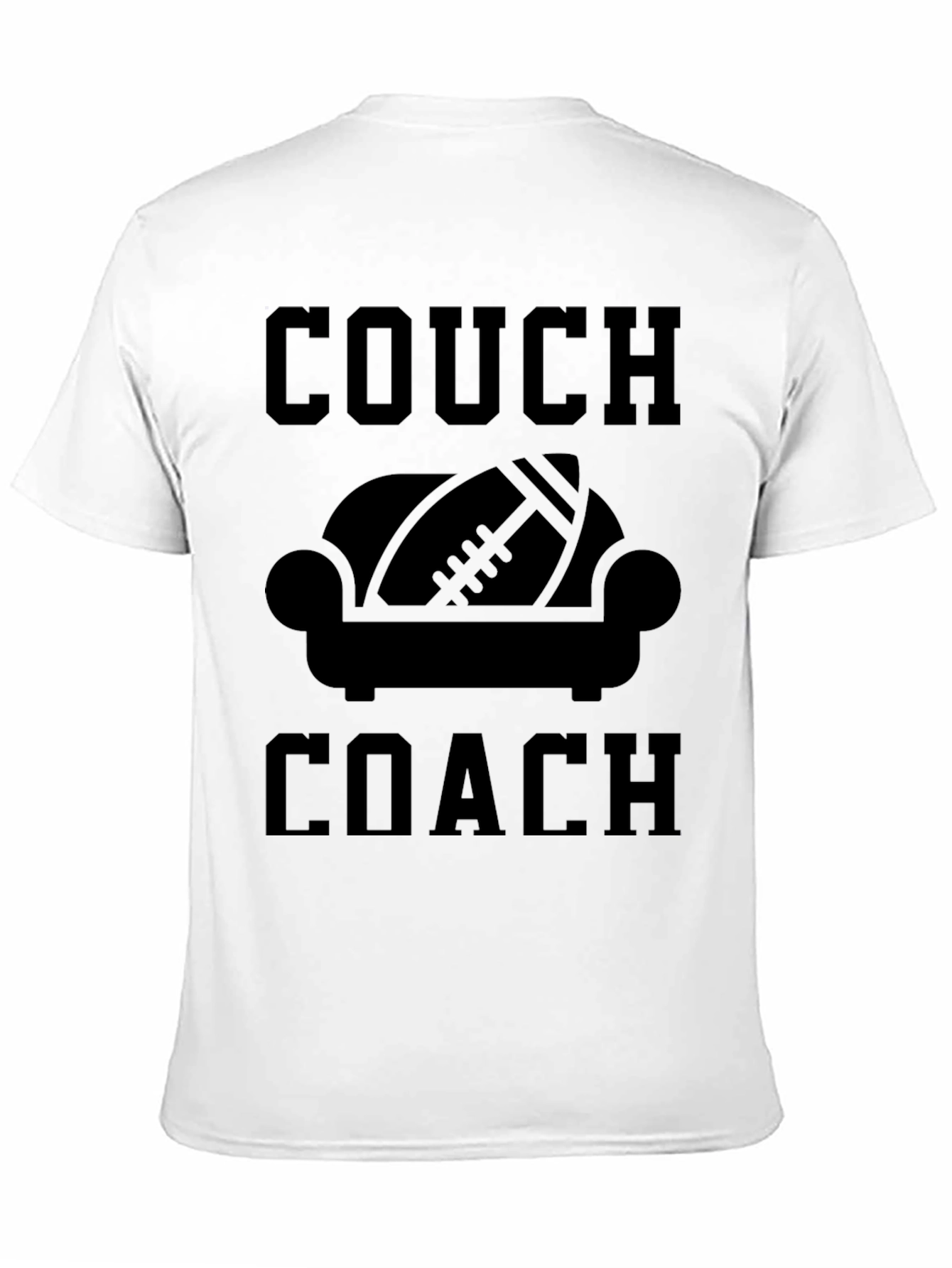 Couch Coach Graphic Tee - Football Fan Apparel