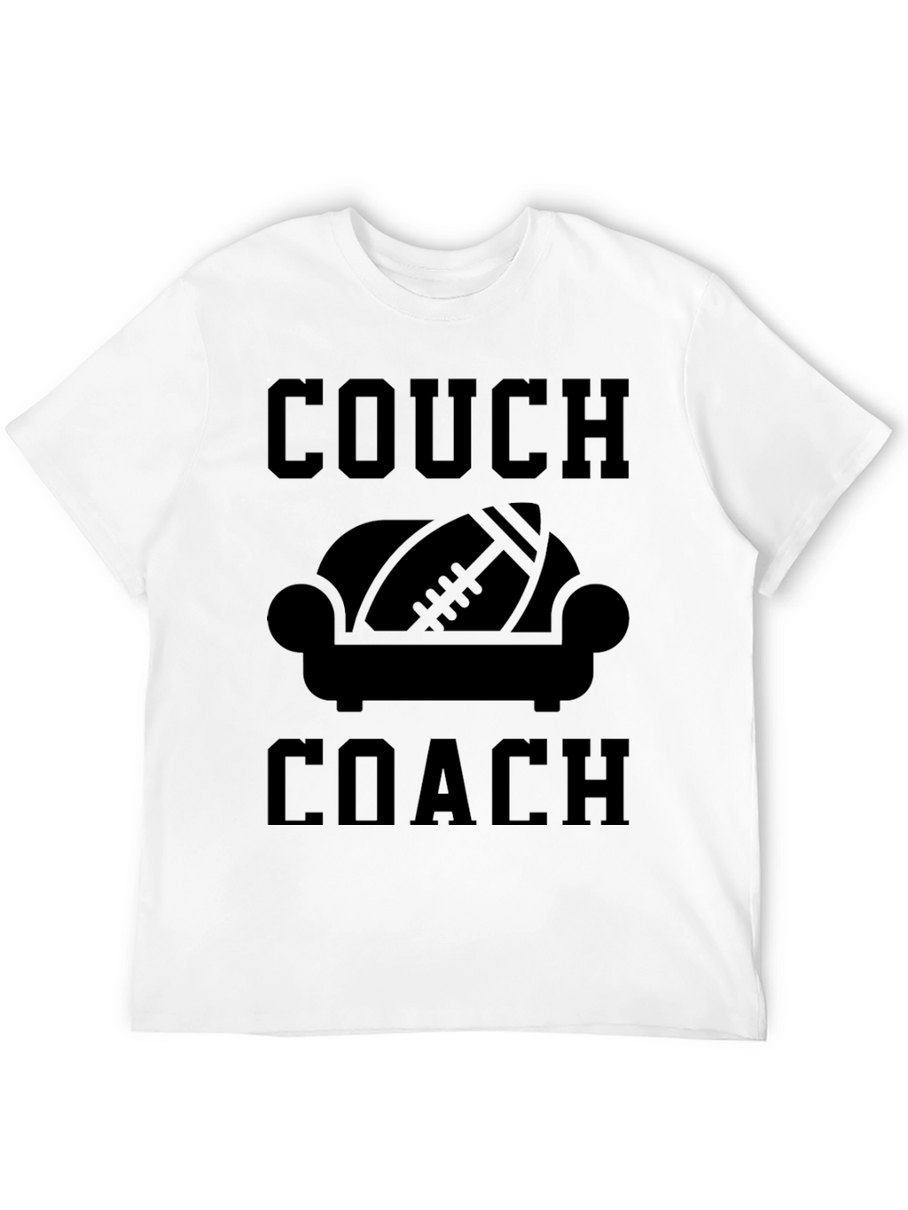 Couch Coach Graphic Tee - Football Fan Apparel