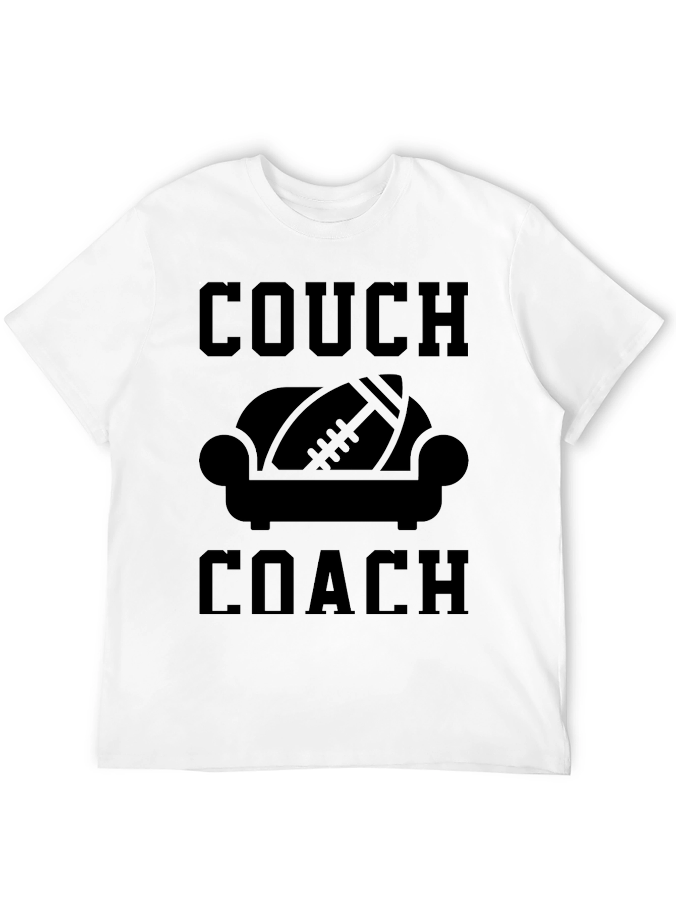 Couch Coach Graphic Tee - Football Fan Apparel