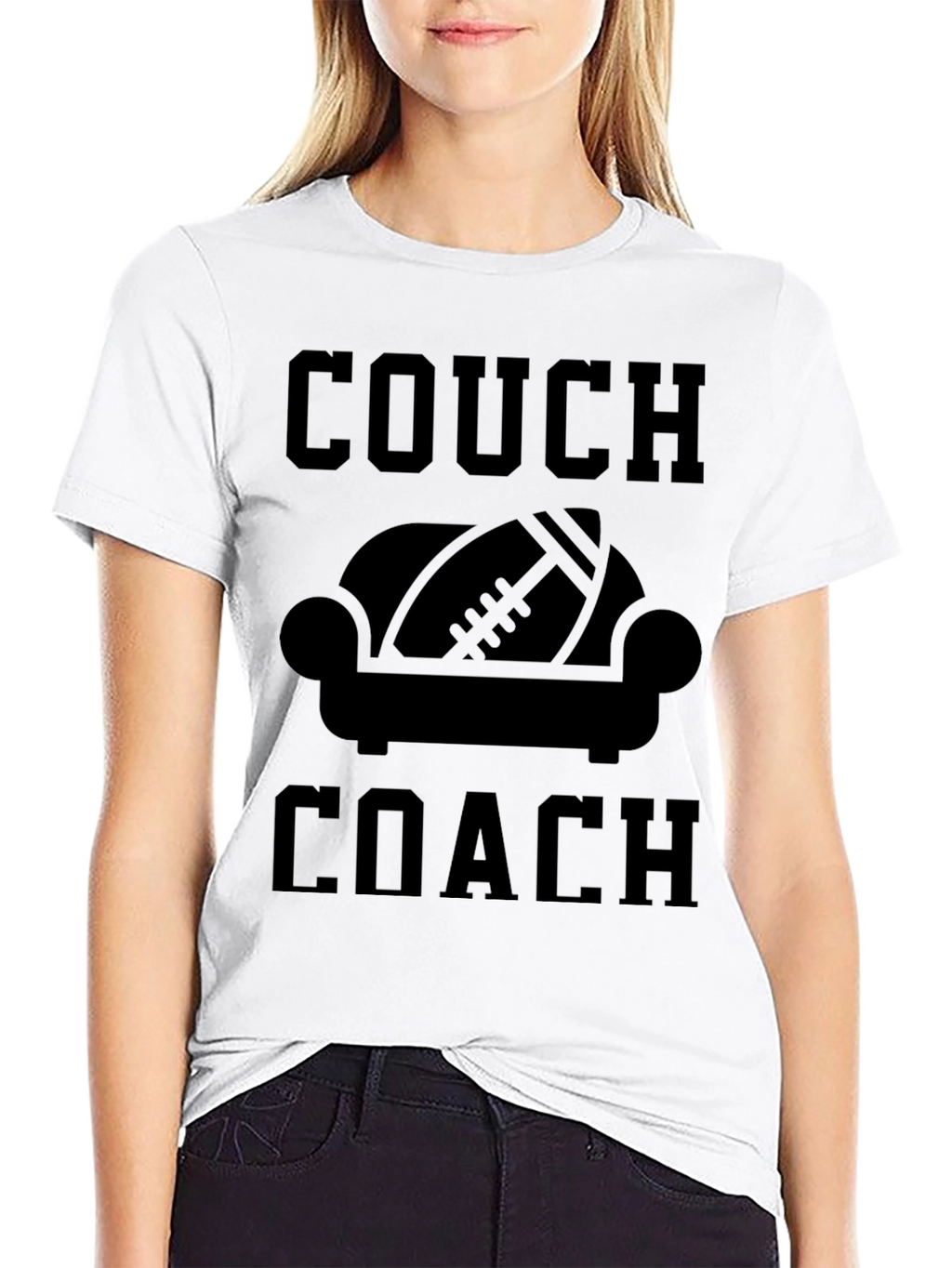 Couch Coach Graphic Tee - Football Fan Apparel