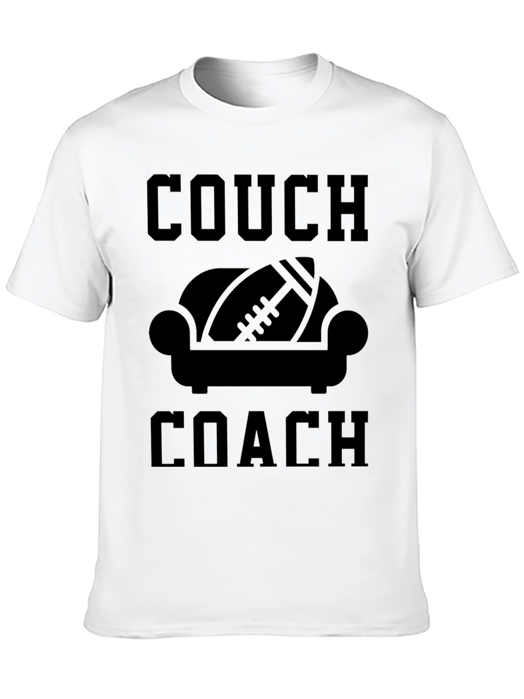 Couch Coach Graphic Tee - Football Fan Apparel