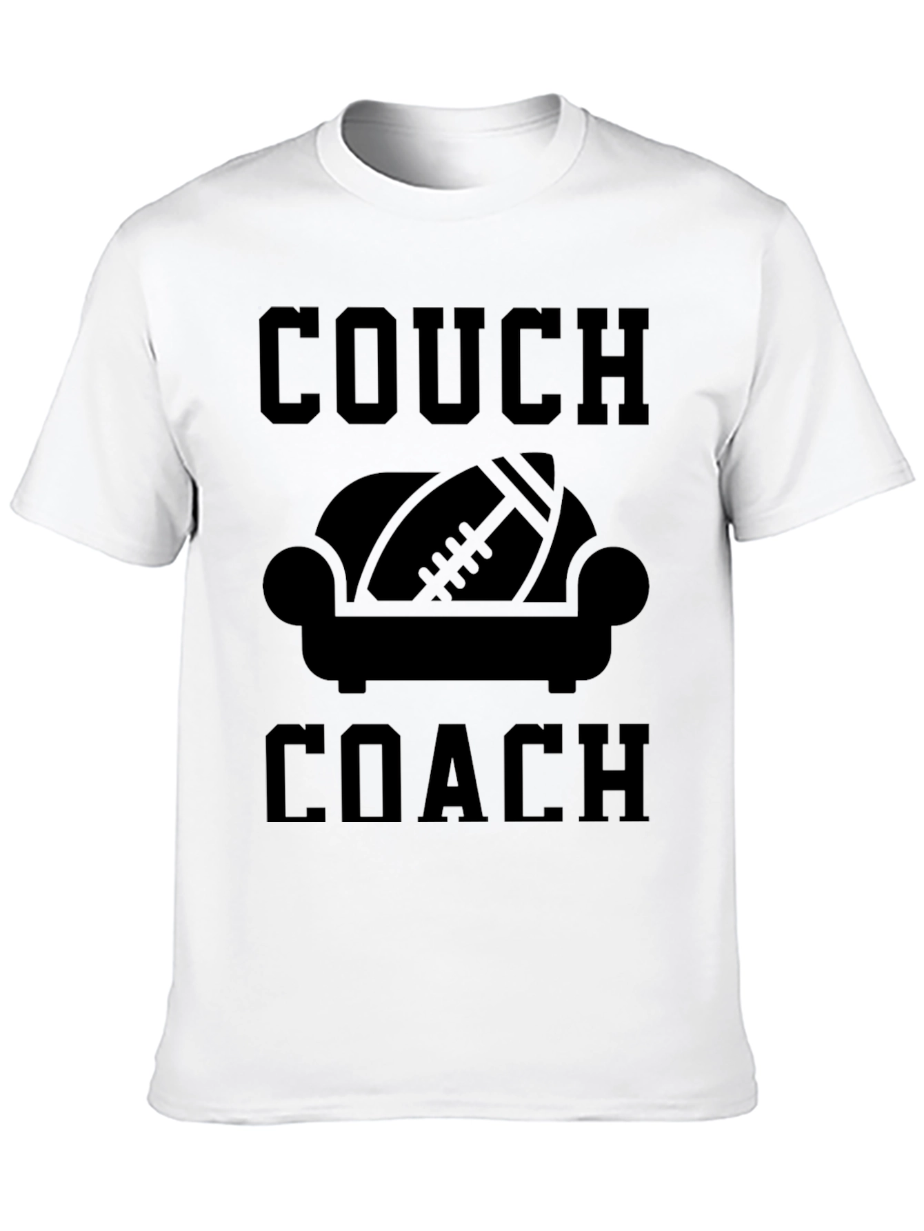 Couch Coach Graphic Tee - Football Fan Apparel