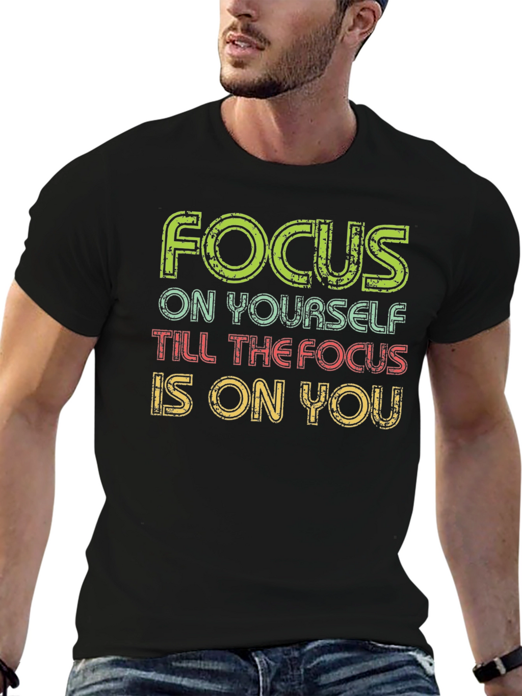 Focus T-Shirt - Motivational Graphic Tee