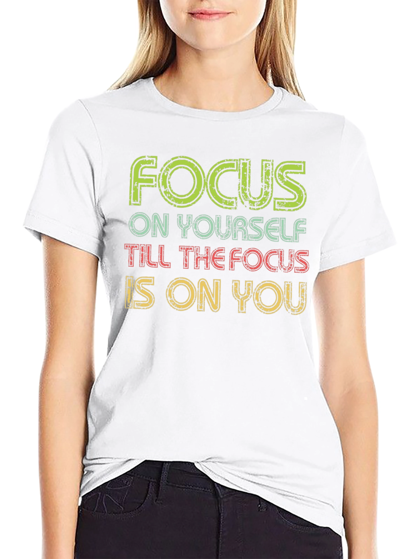 Focus T-Shirt - Motivational Graphic Tee