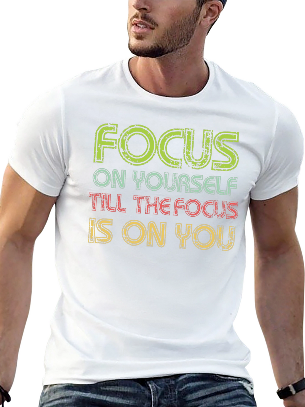 Focus T-Shirt - Motivational Graphic Tee