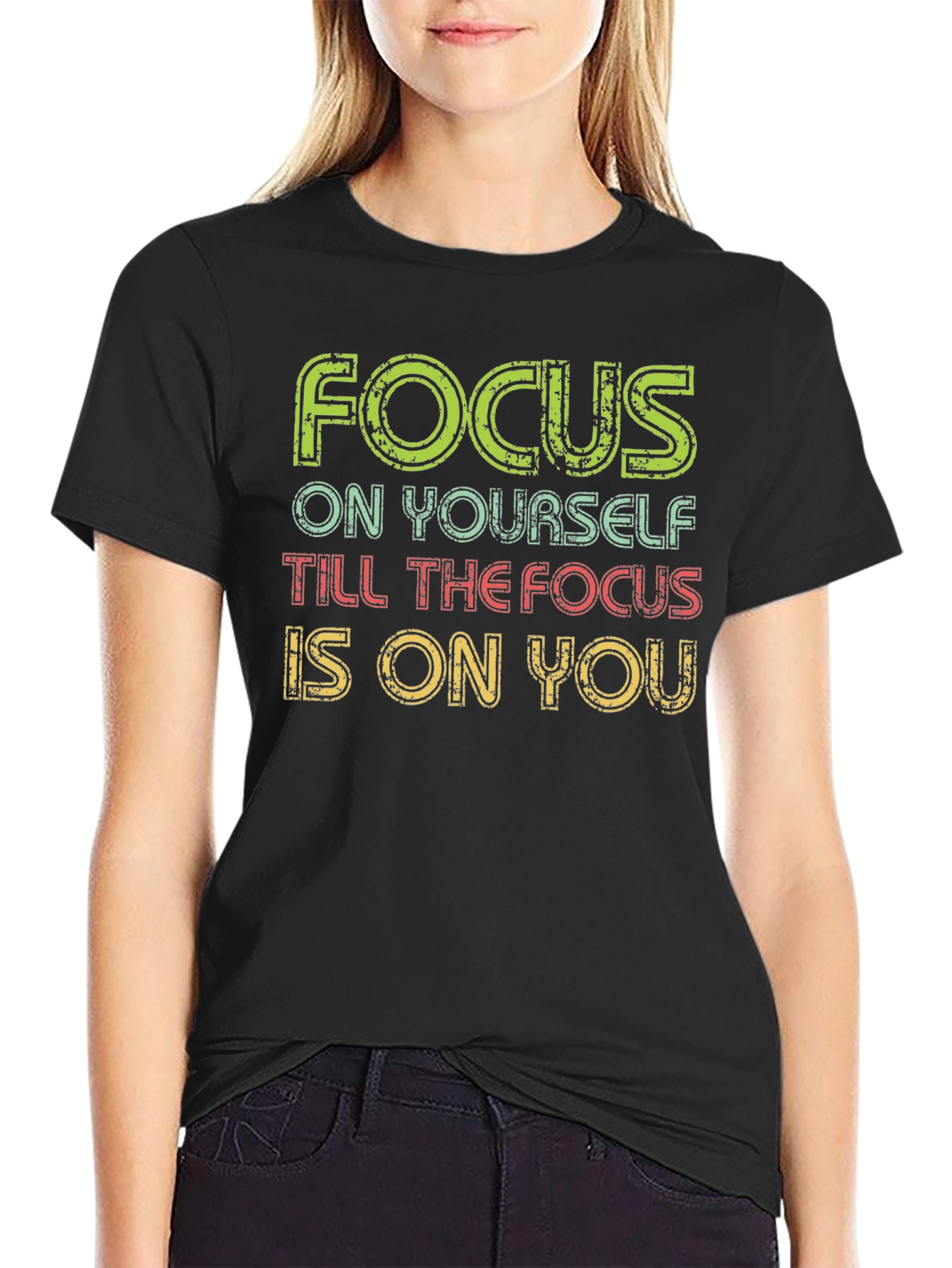 Focus T-Shirt - Motivational Graphic Tee