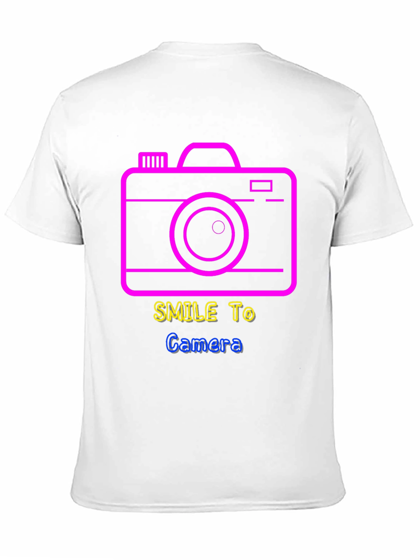Camera Graphic Tee - Smile to Camera Black