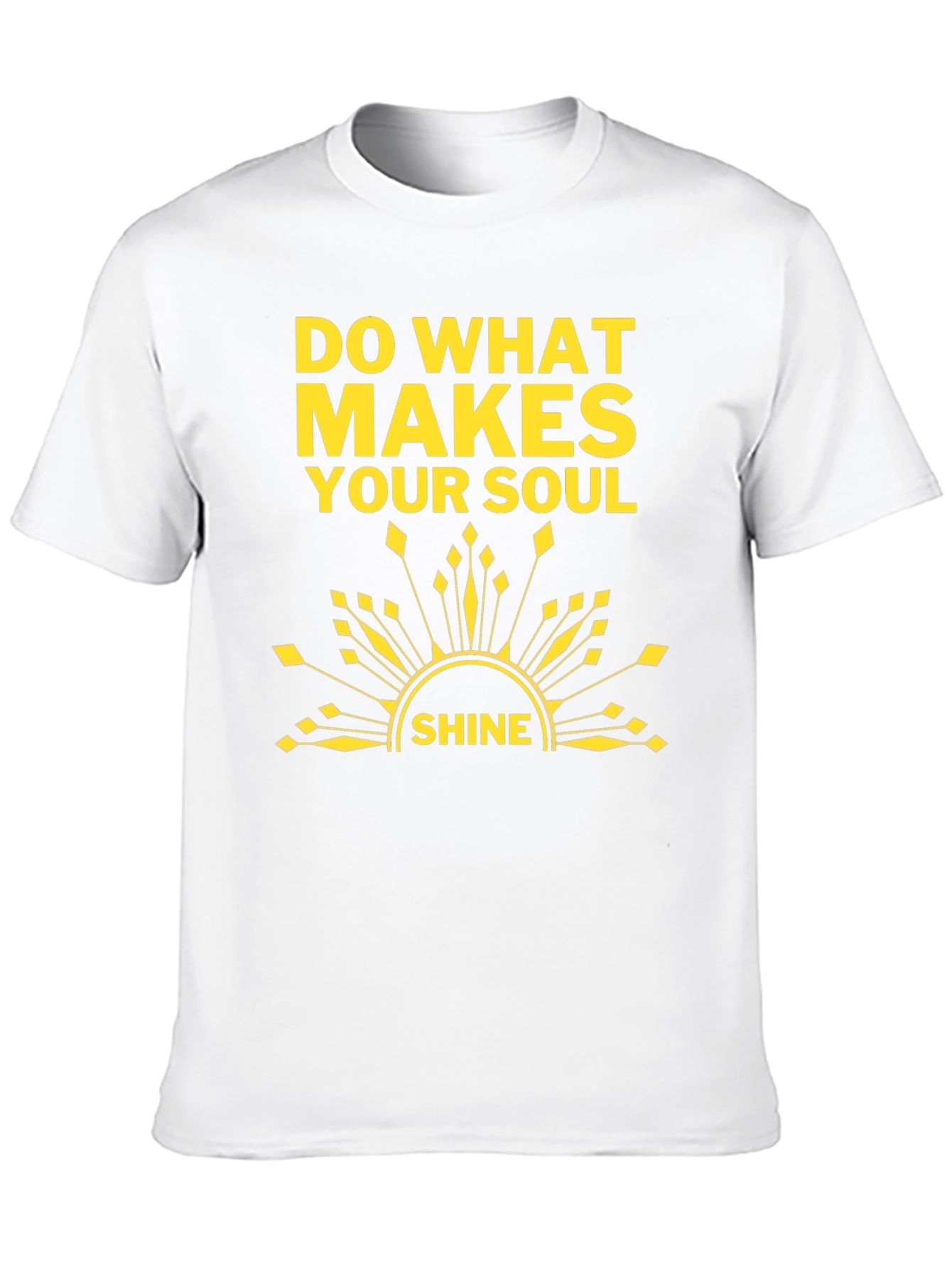 Soul Shine T-Shirt: Black Graphic Tee