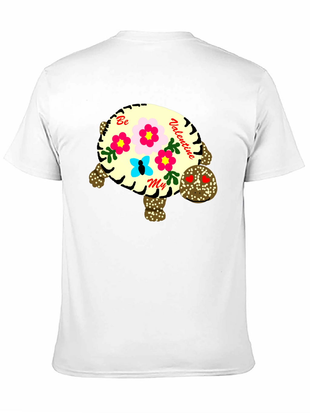 Valentine Turtle Graphic T-Shirt