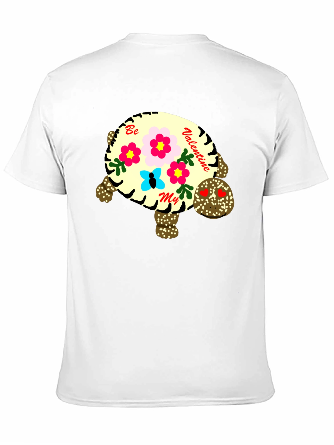 Valentine Turtle Graphic T-Shirt