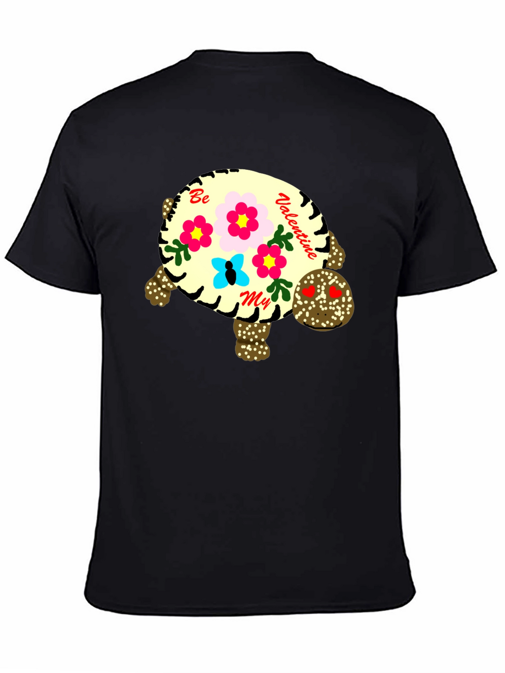 Valentine Turtle Graphic T-Shirt