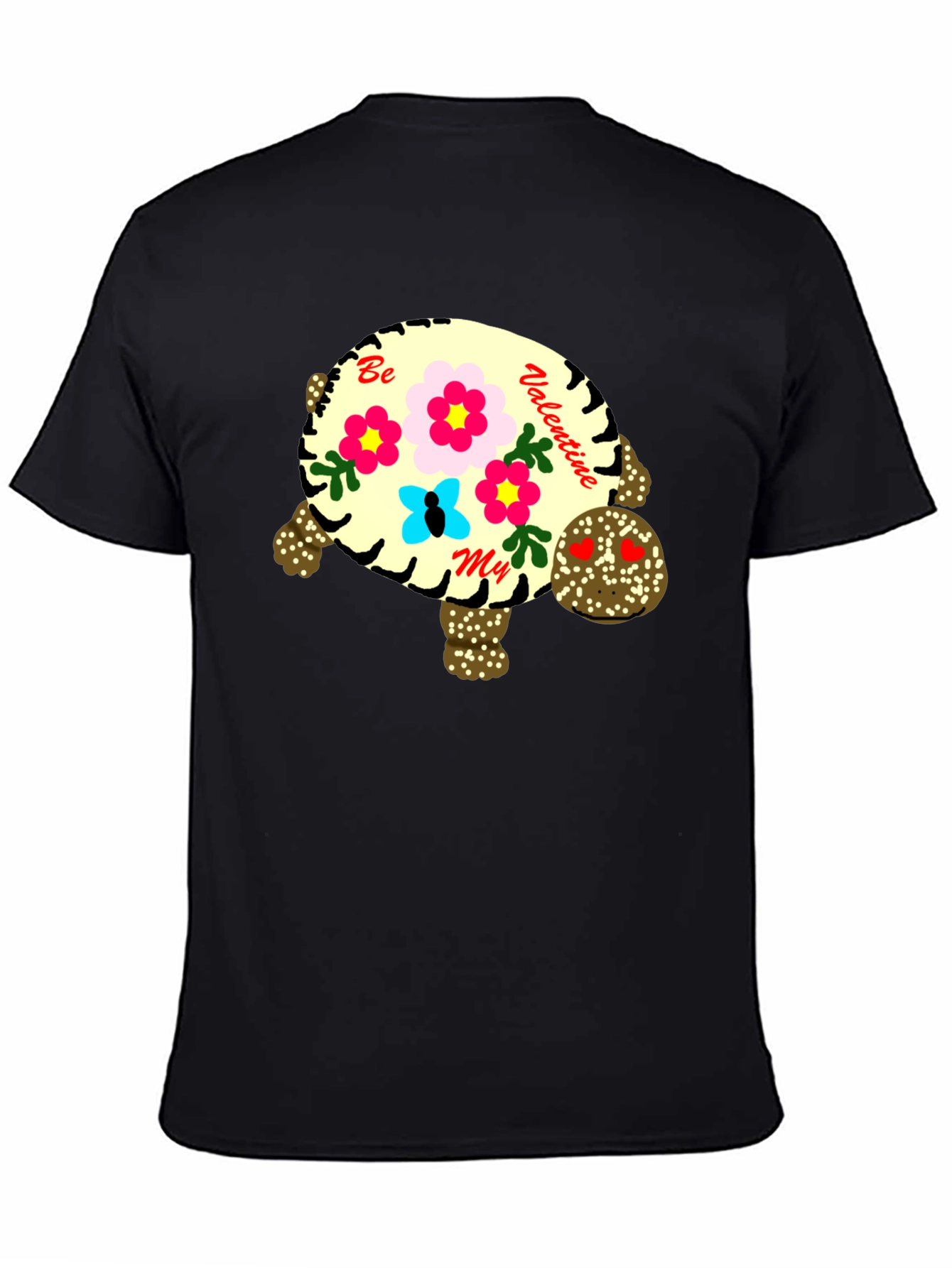 Valentine Turtle Graphic T-Shirt