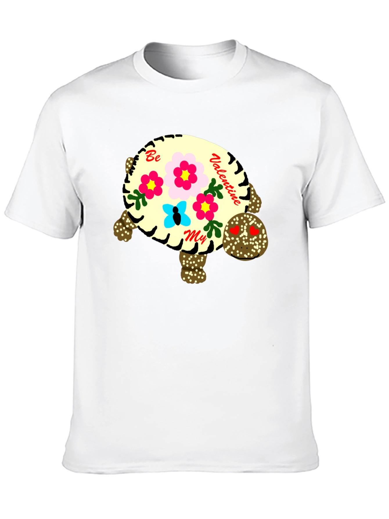 Valentine Turtle Graphic T-Shirt