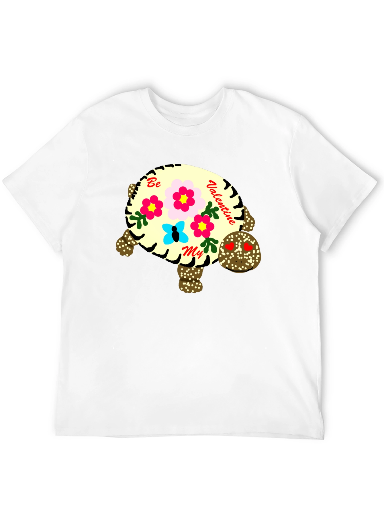Valentine Turtle Graphic T-Shirt