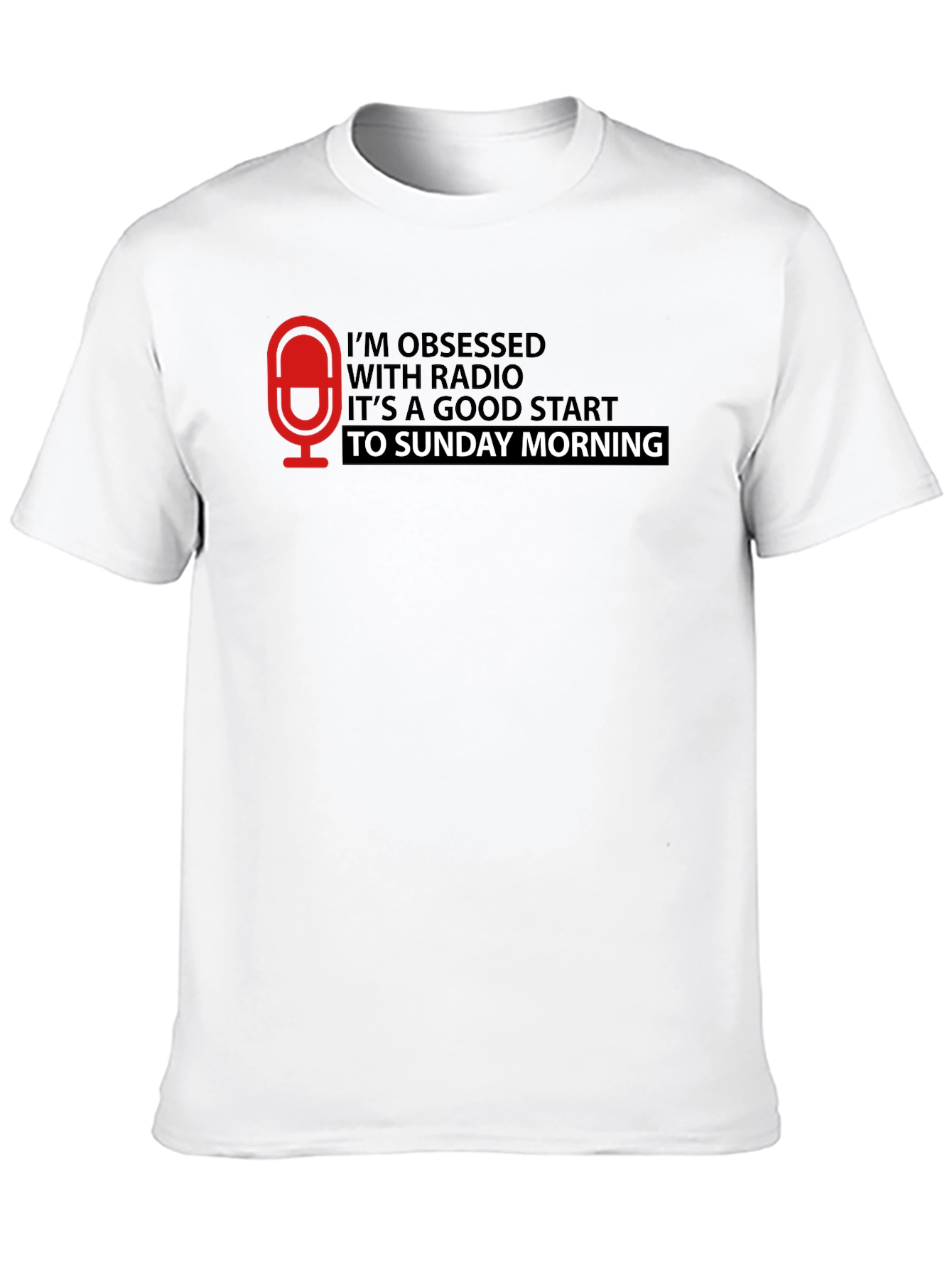 Radio Obsessed Sunday Morning Graphic Tee