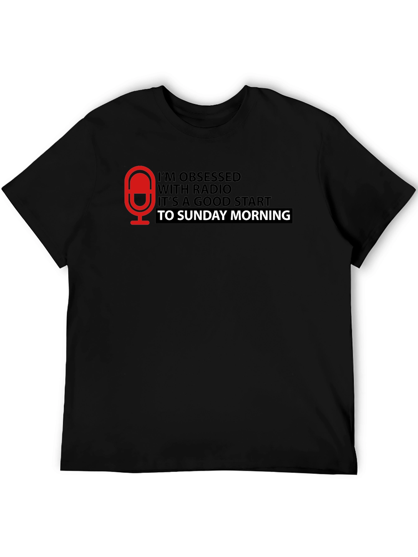 Radio Obsessed Sunday Morning Graphic Tee