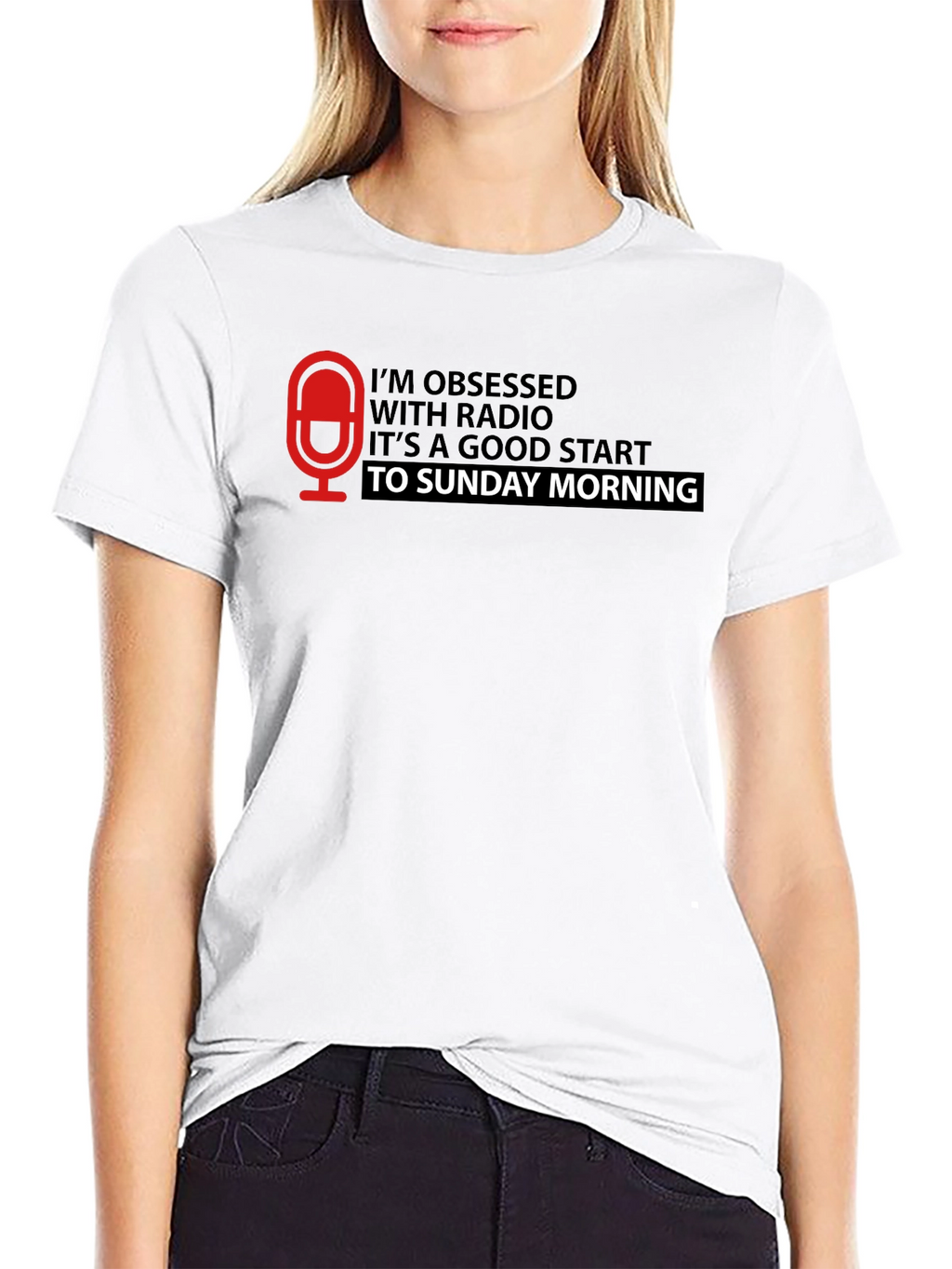 Radio Obsessed Sunday Morning Graphic Tee