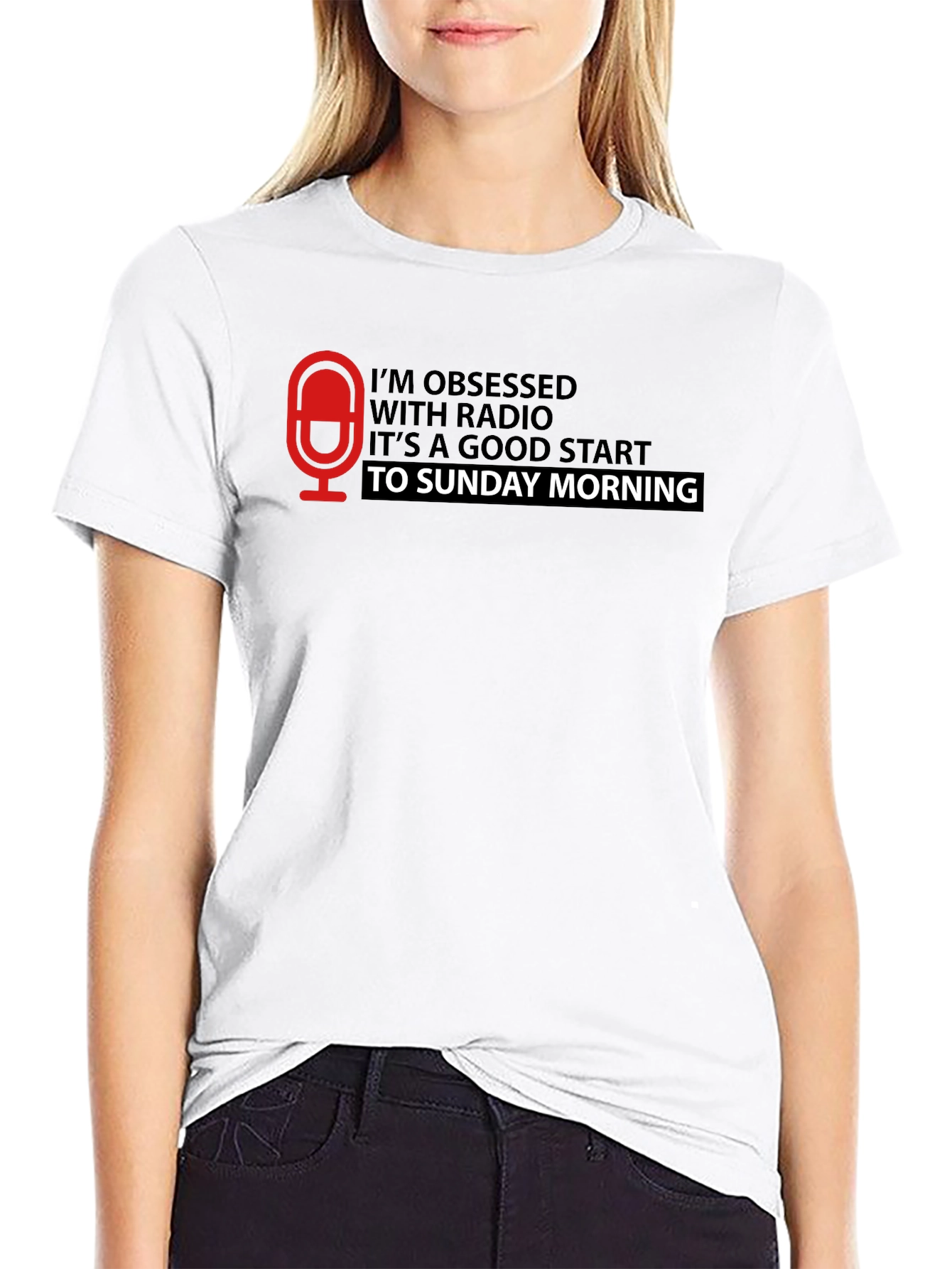 Radio Obsessed Sunday Morning Graphic Tee