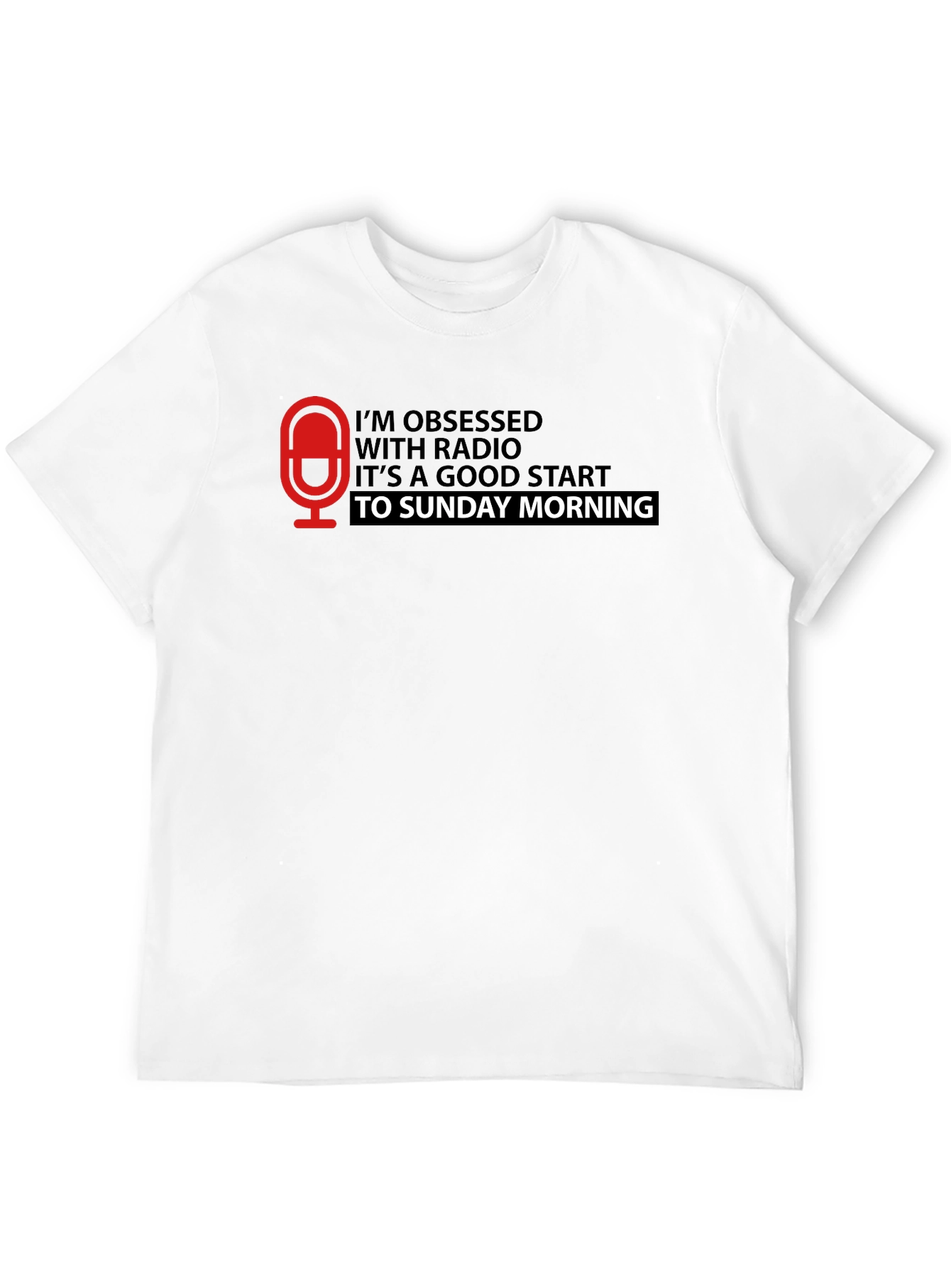 Radio Obsessed Sunday Morning Graphic Tee