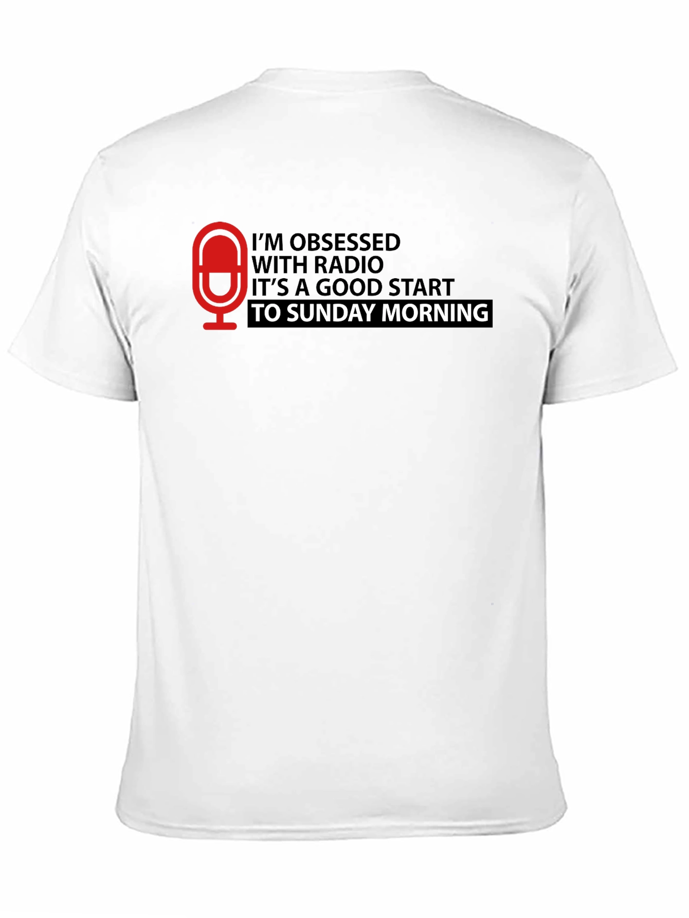 Radio Obsessed Sunday Morning Graphic Tee