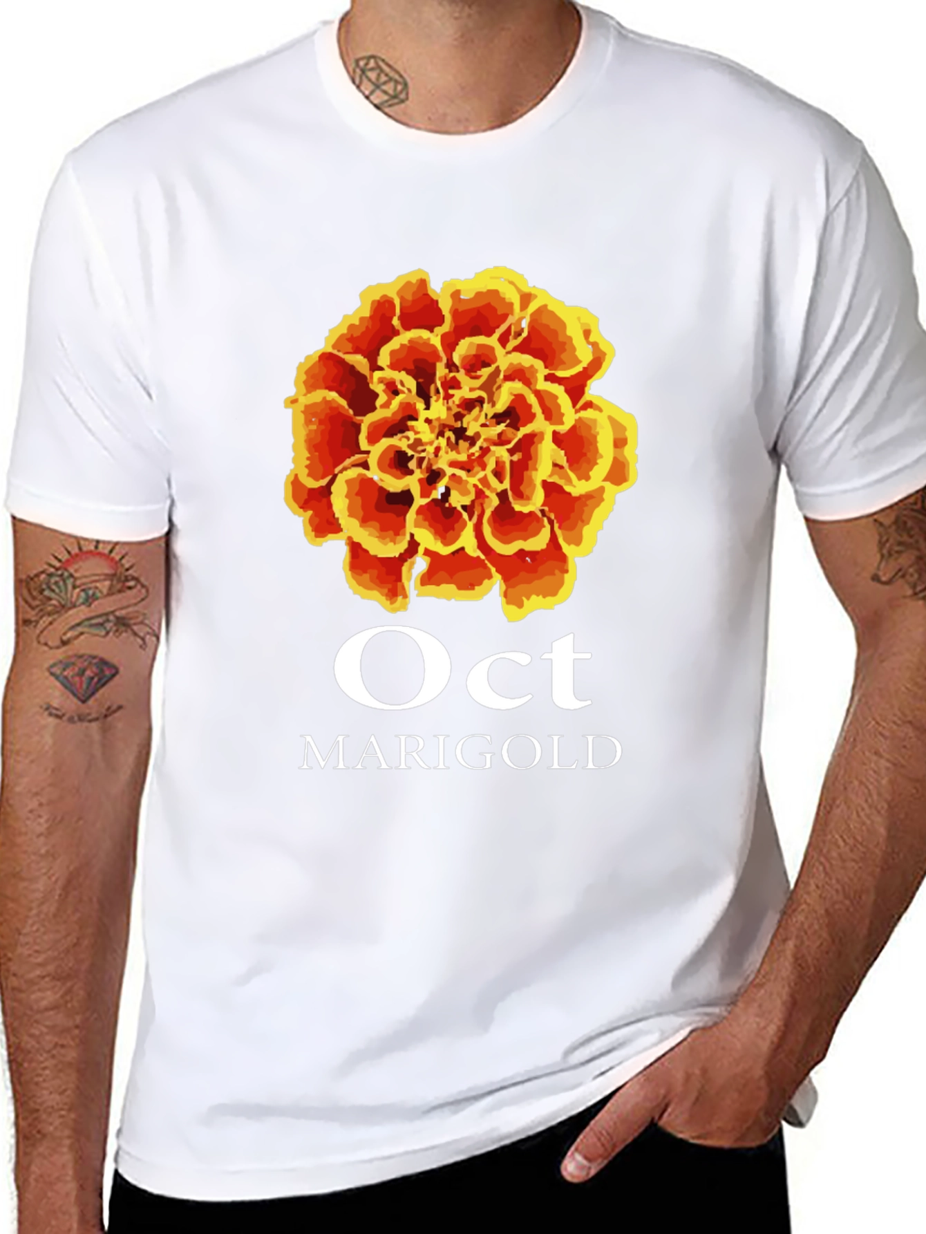 October Marigold Graphic Tee