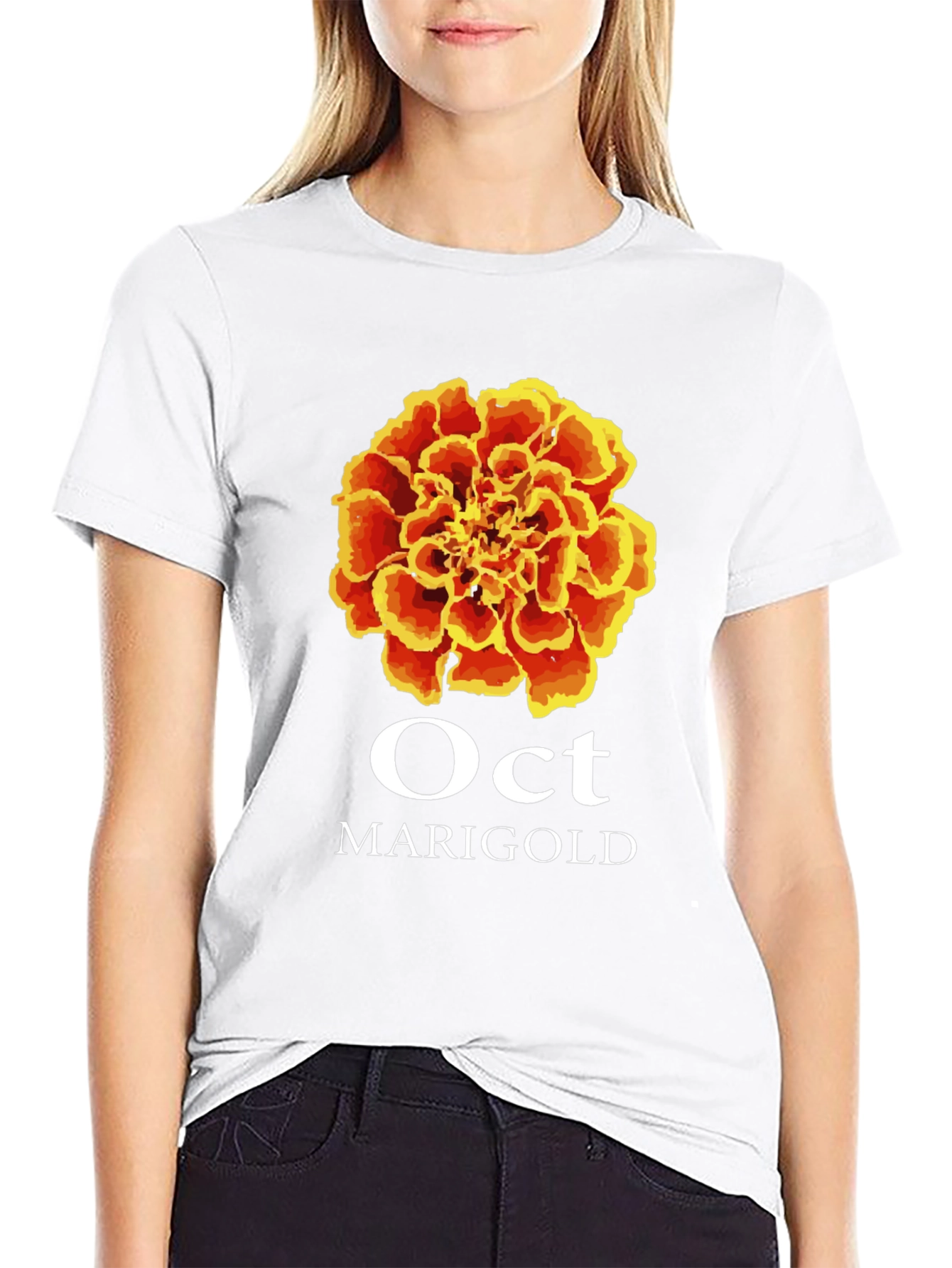 October Marigold Graphic Tee