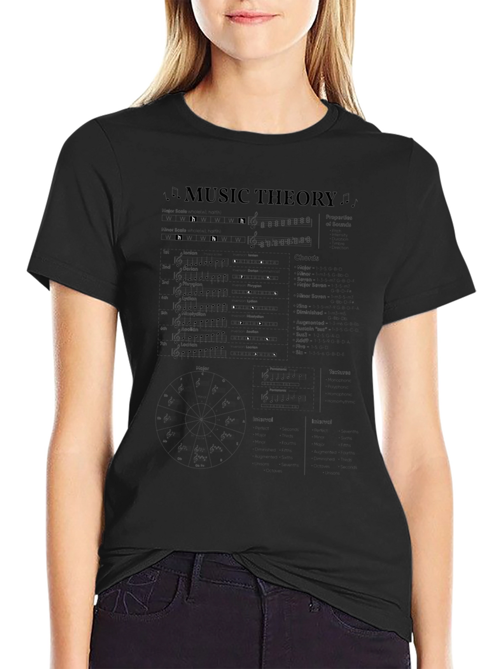 Music Theory Graphic T-Shirt