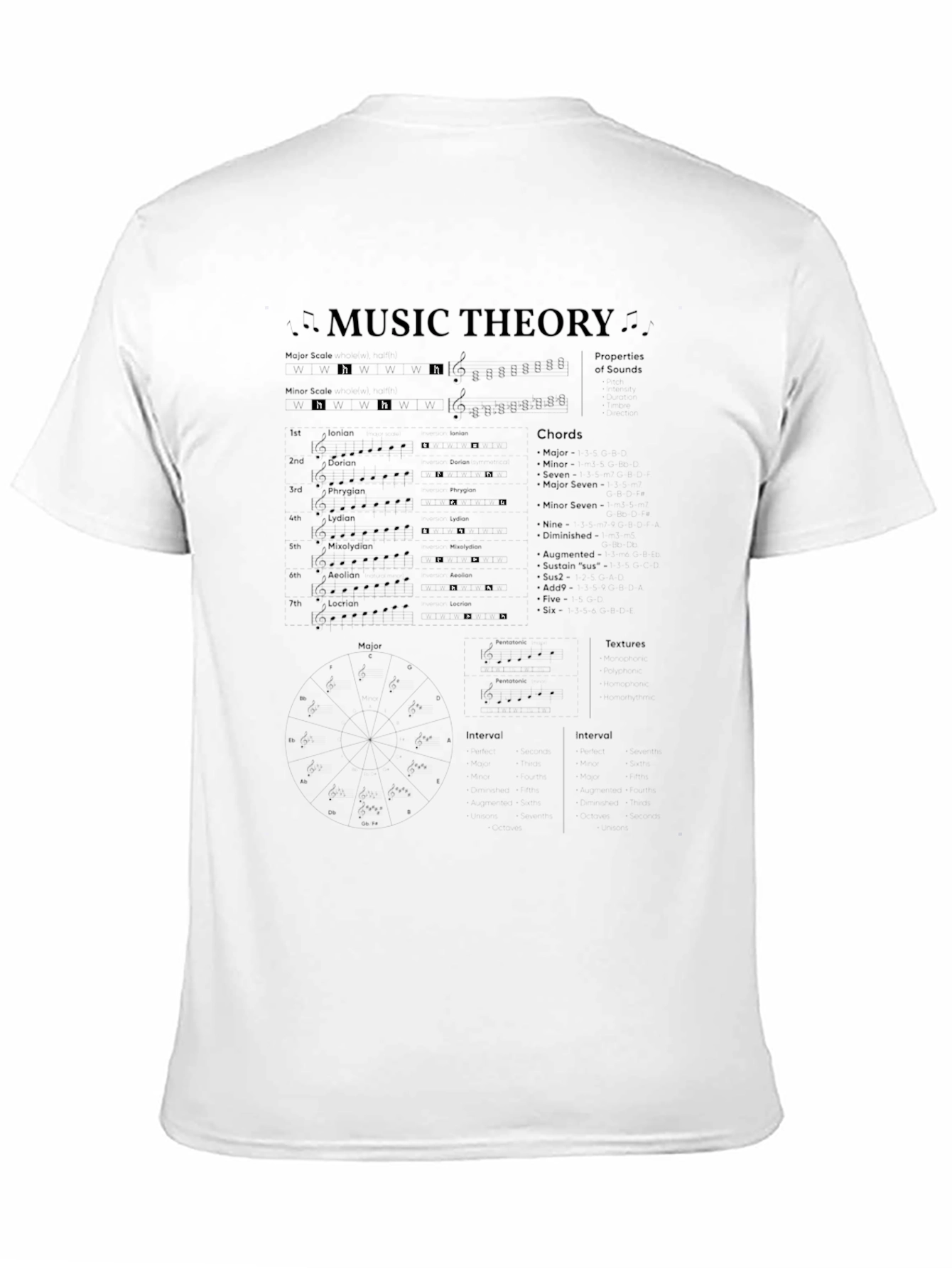 Music Theory Graphic T-Shirt