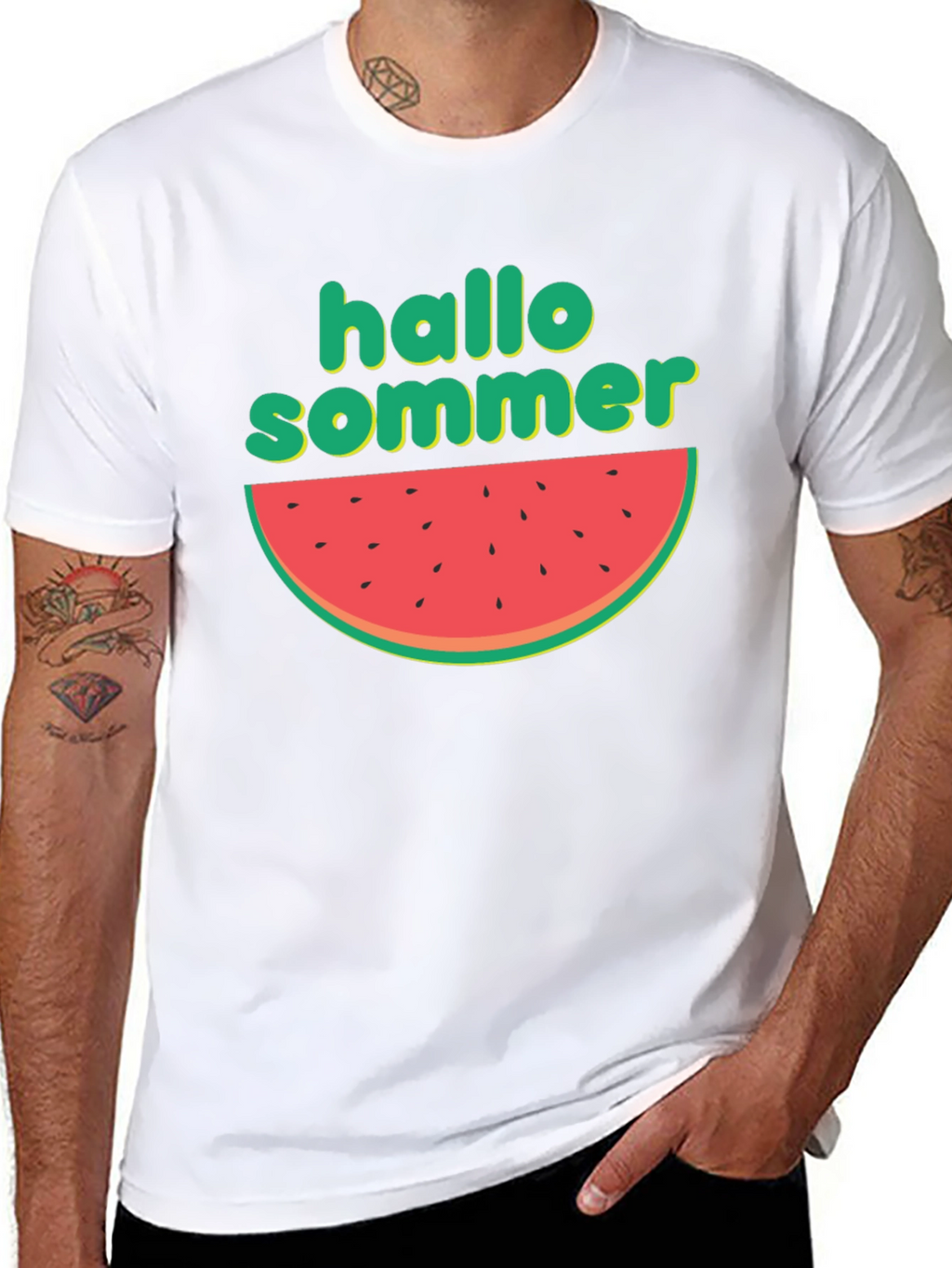 Hallo Sommer Watermelon T-Shirt