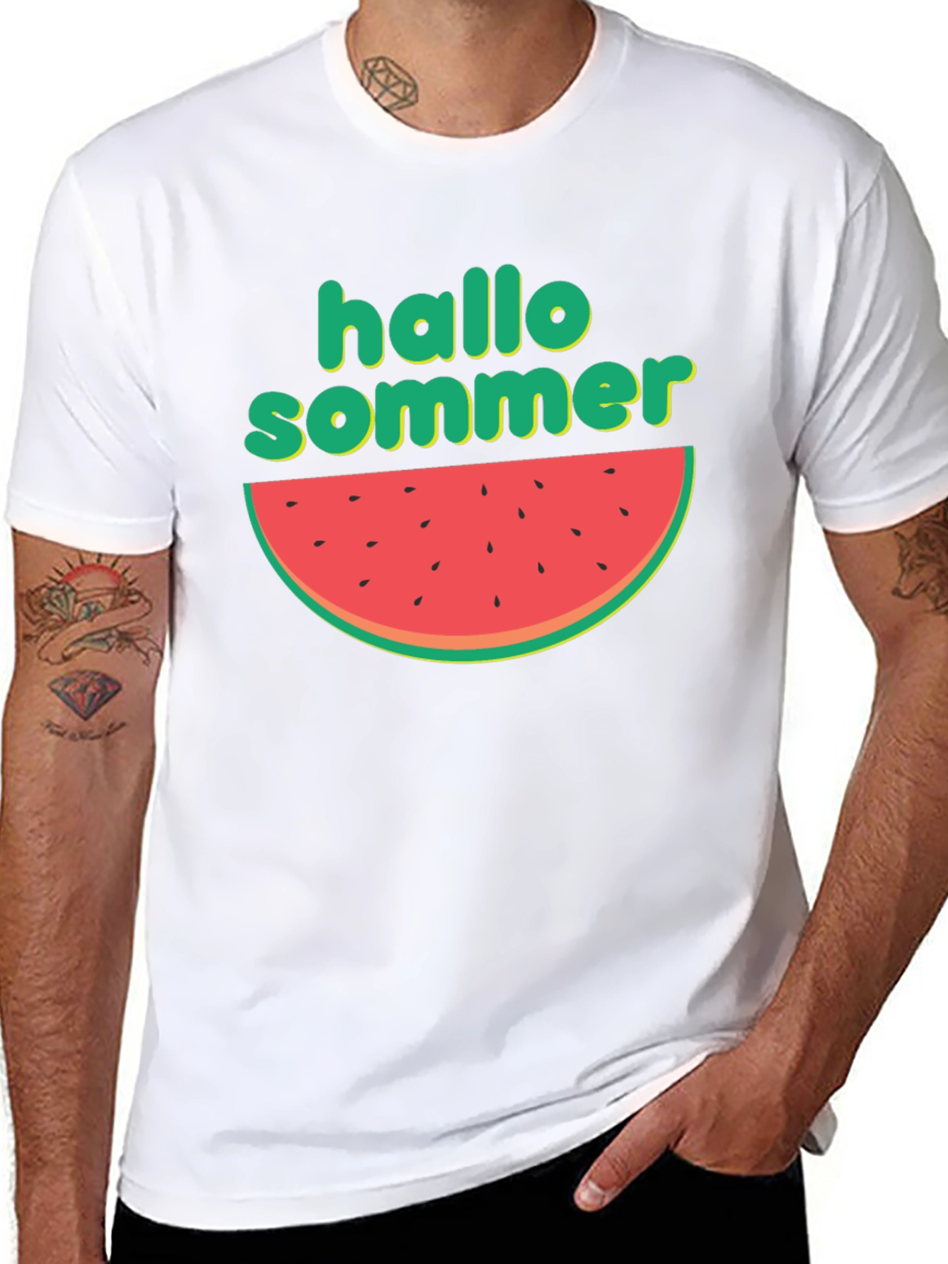 Hallo Sommer Watermelon T-Shirt