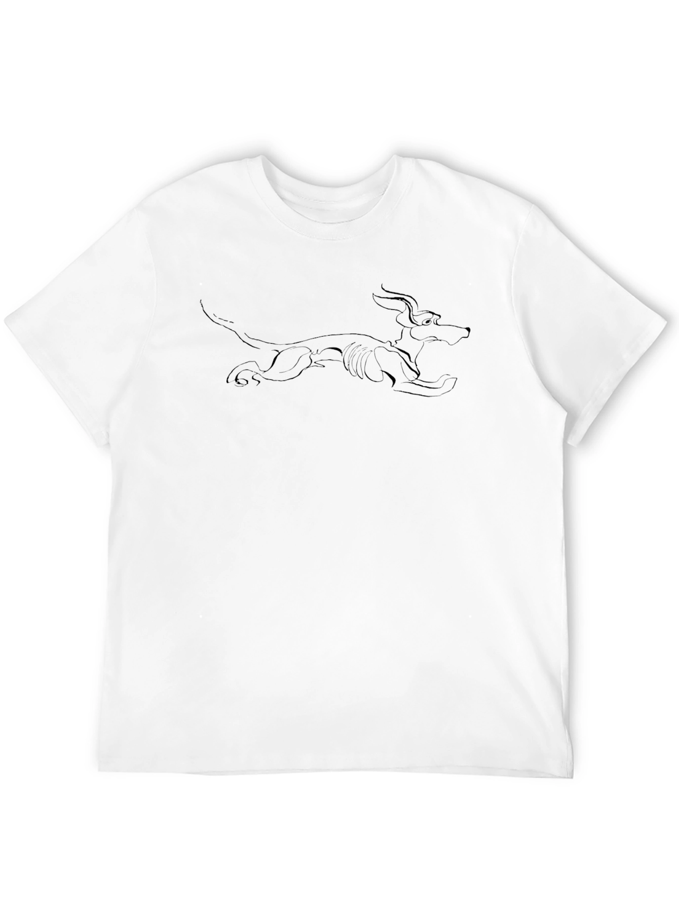 Black Dog Graphic Tee - Stylish Comfort