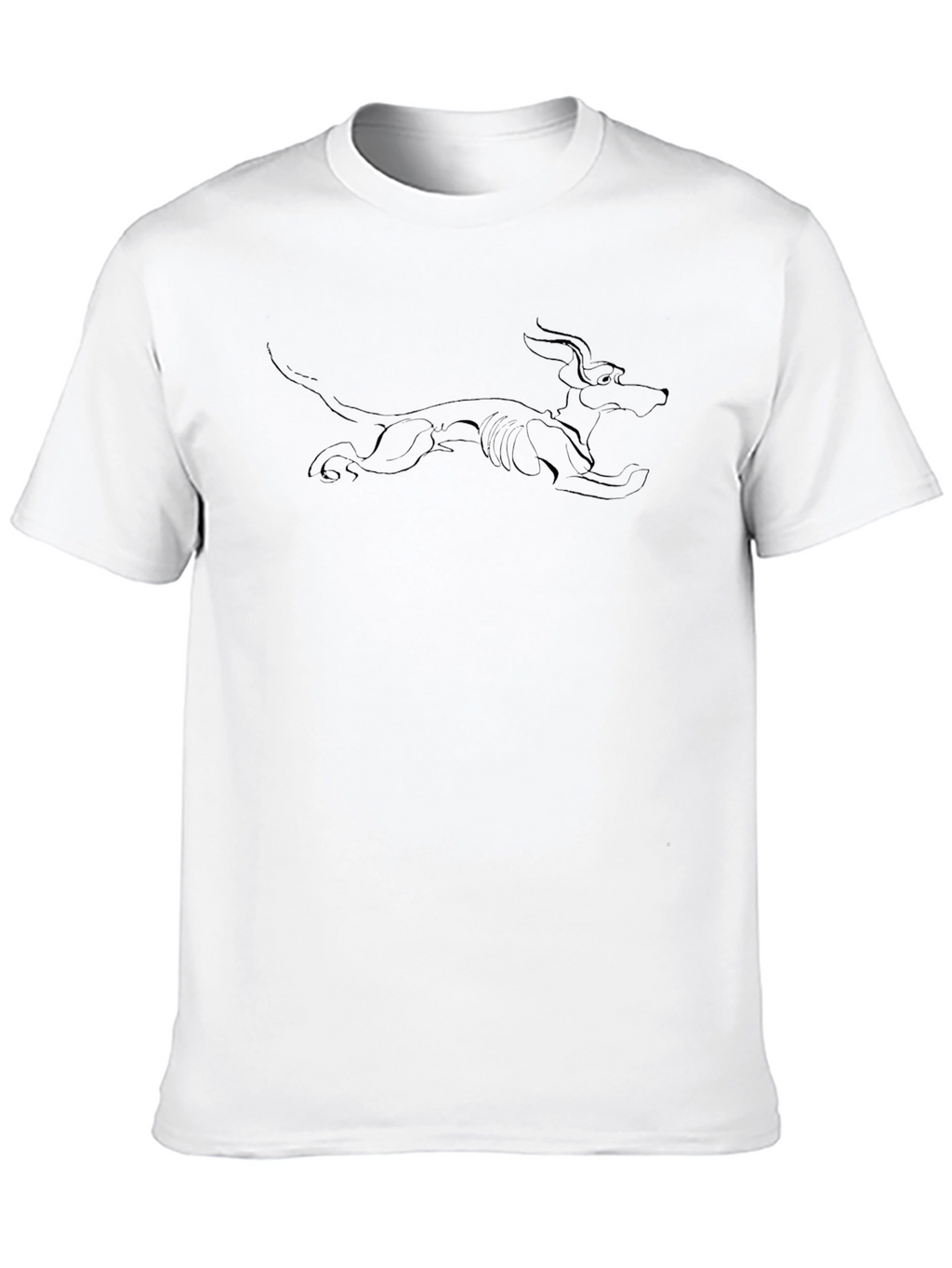 Black Dog Graphic Tee - Stylish Comfort
