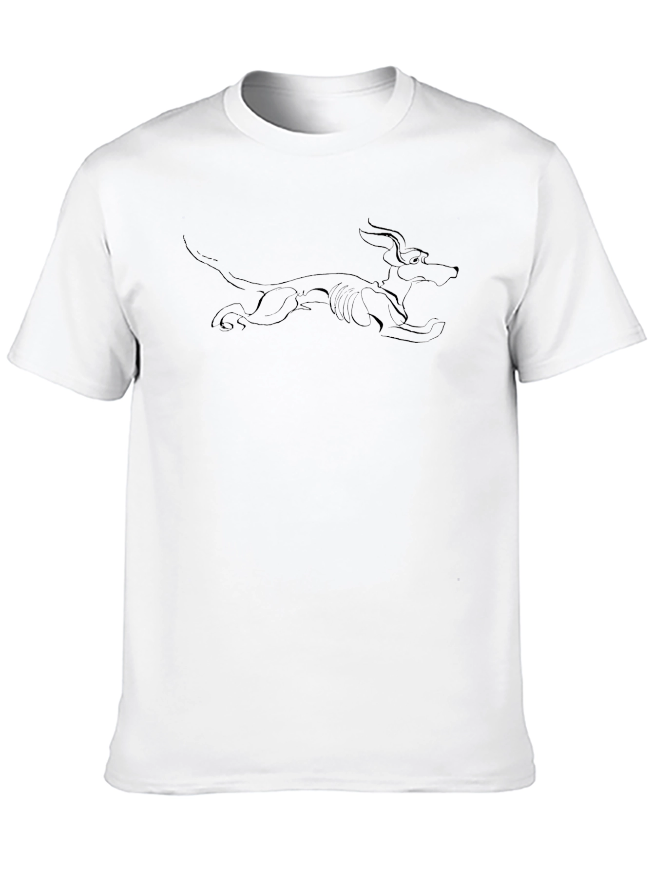 Black Dog Graphic Tee - Stylish Comfort