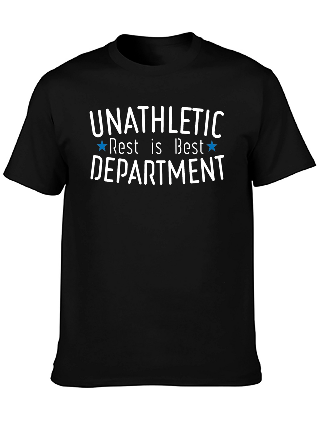 Unathletic Rest is Best Department Black T-Shirt