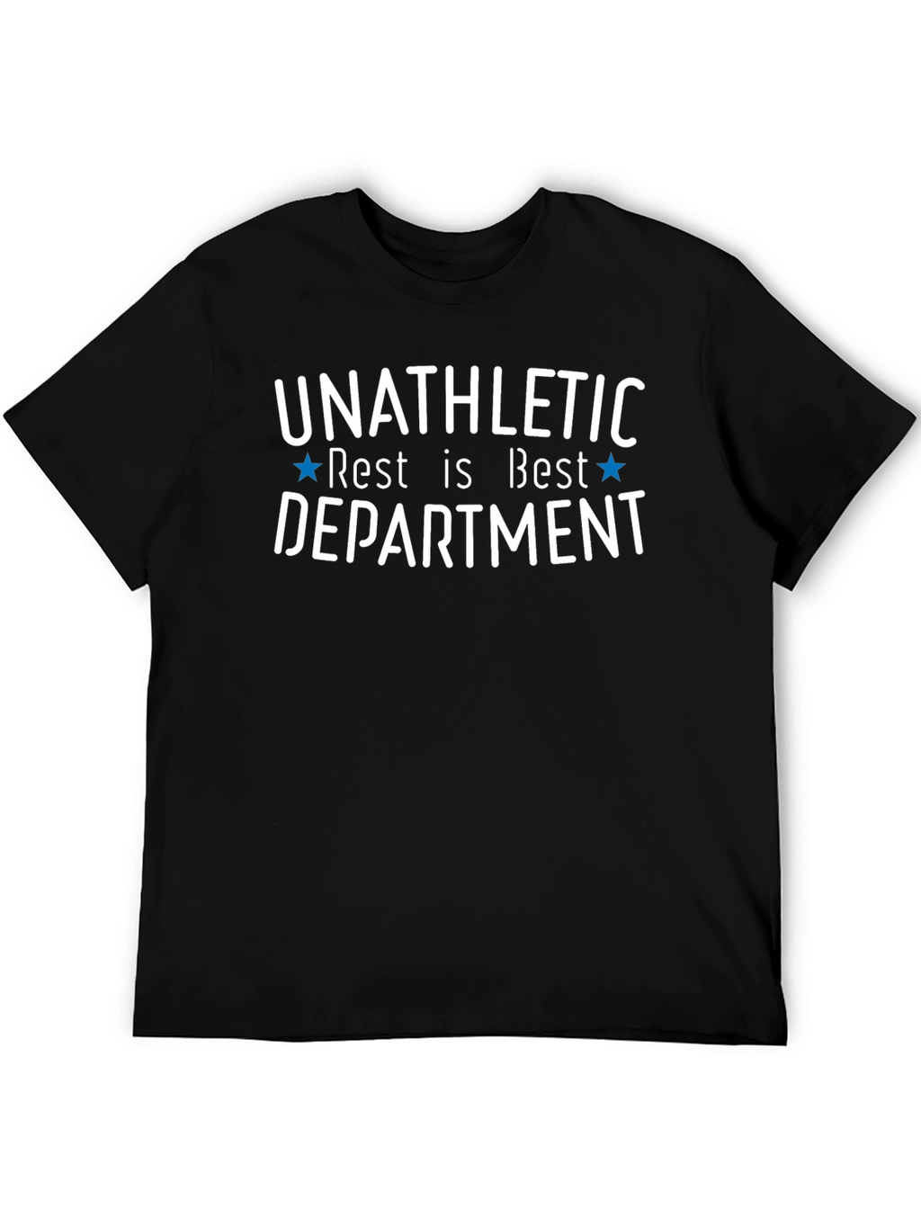 Unathletic Rest is Best Department Black T-Shirt