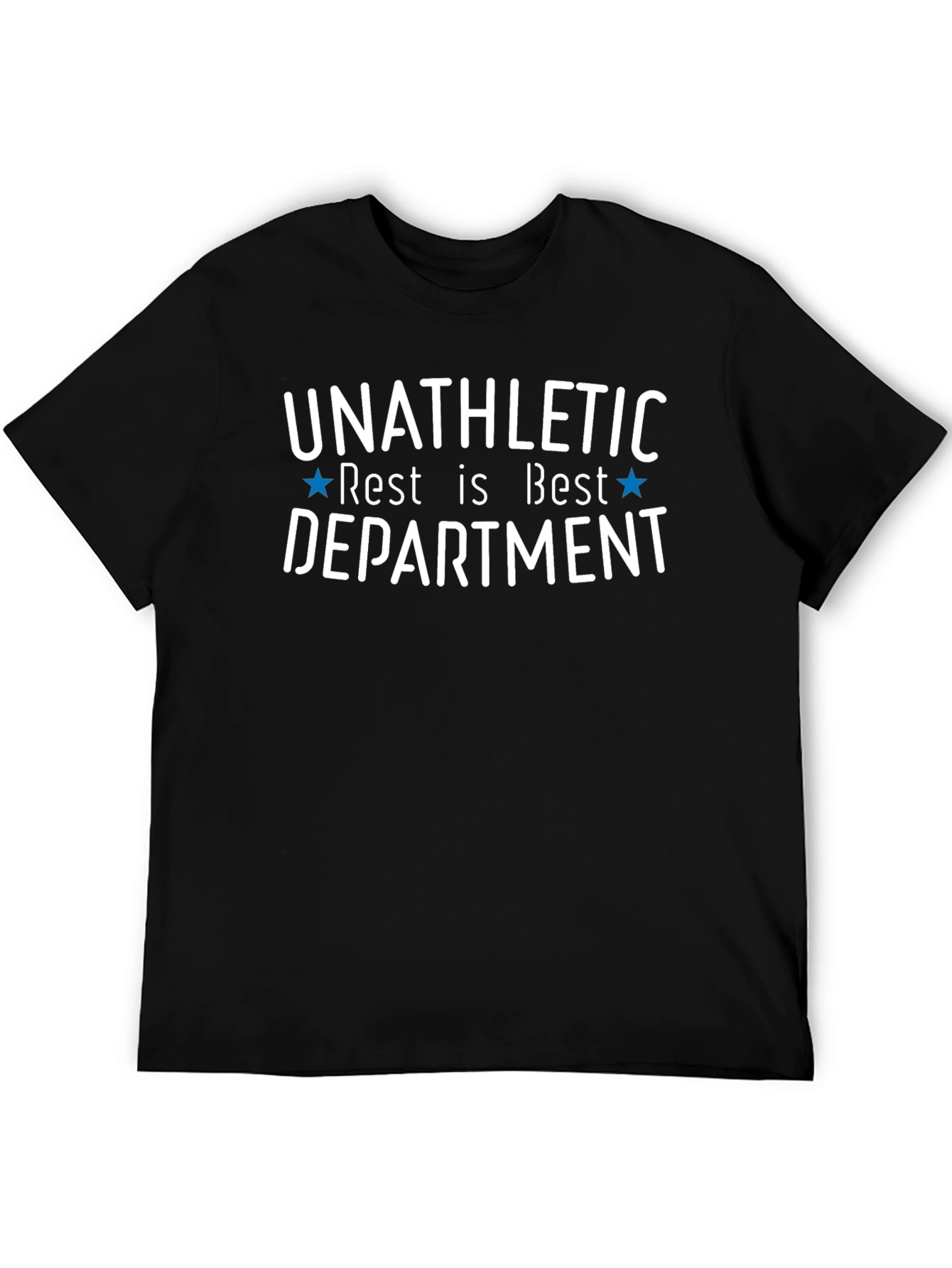 Unathletic Rest is Best Department Black T-Shirt