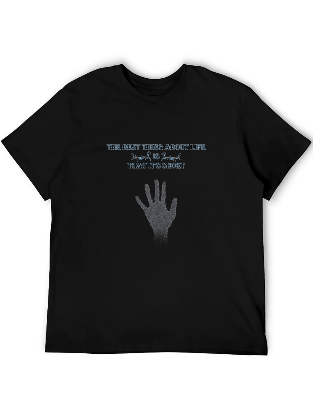 Life is Short Graphic Tee - Black