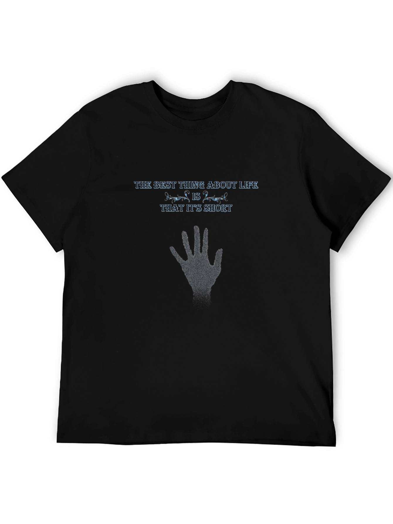 Life is Short Graphic Tee - Black
