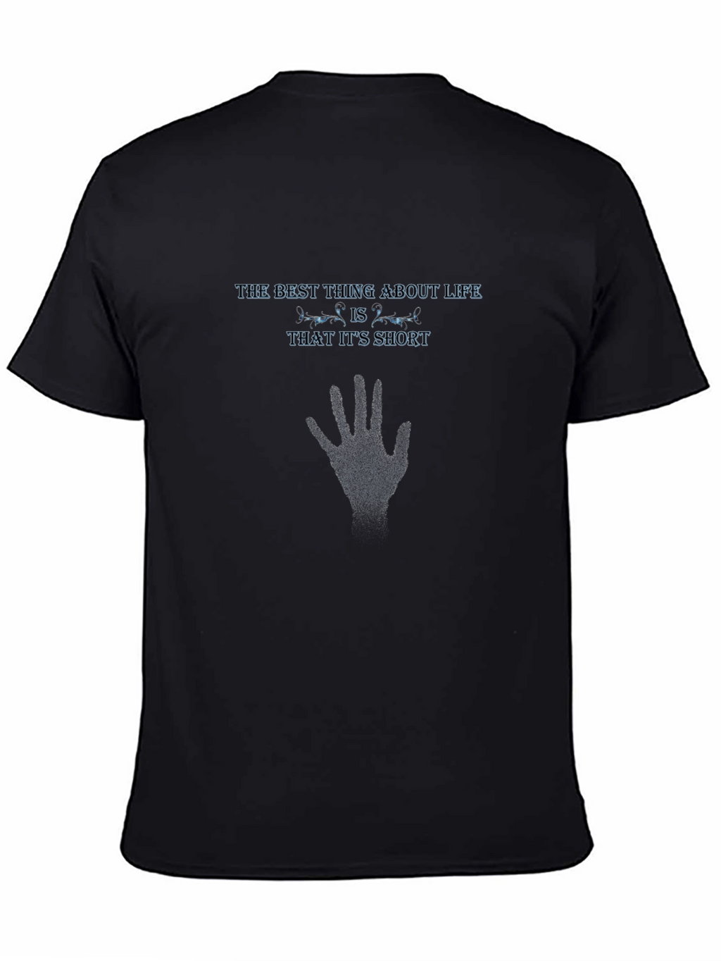 Life is Short Graphic Tee - Black