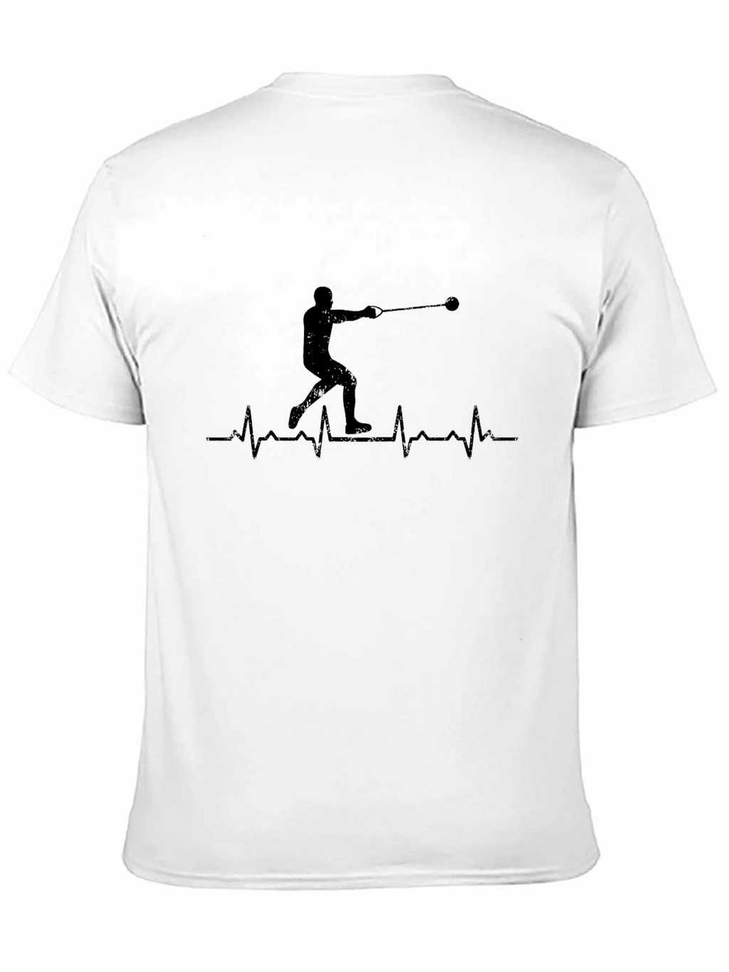 Hammer Throw Heartbeat Black T-Shirt