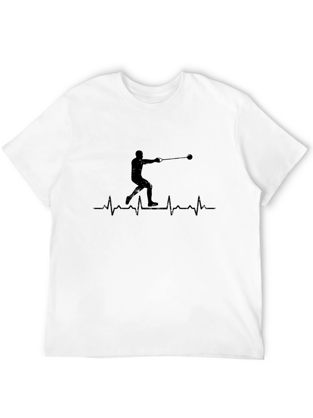 Hammer Throw Heartbeat Black T-Shirt