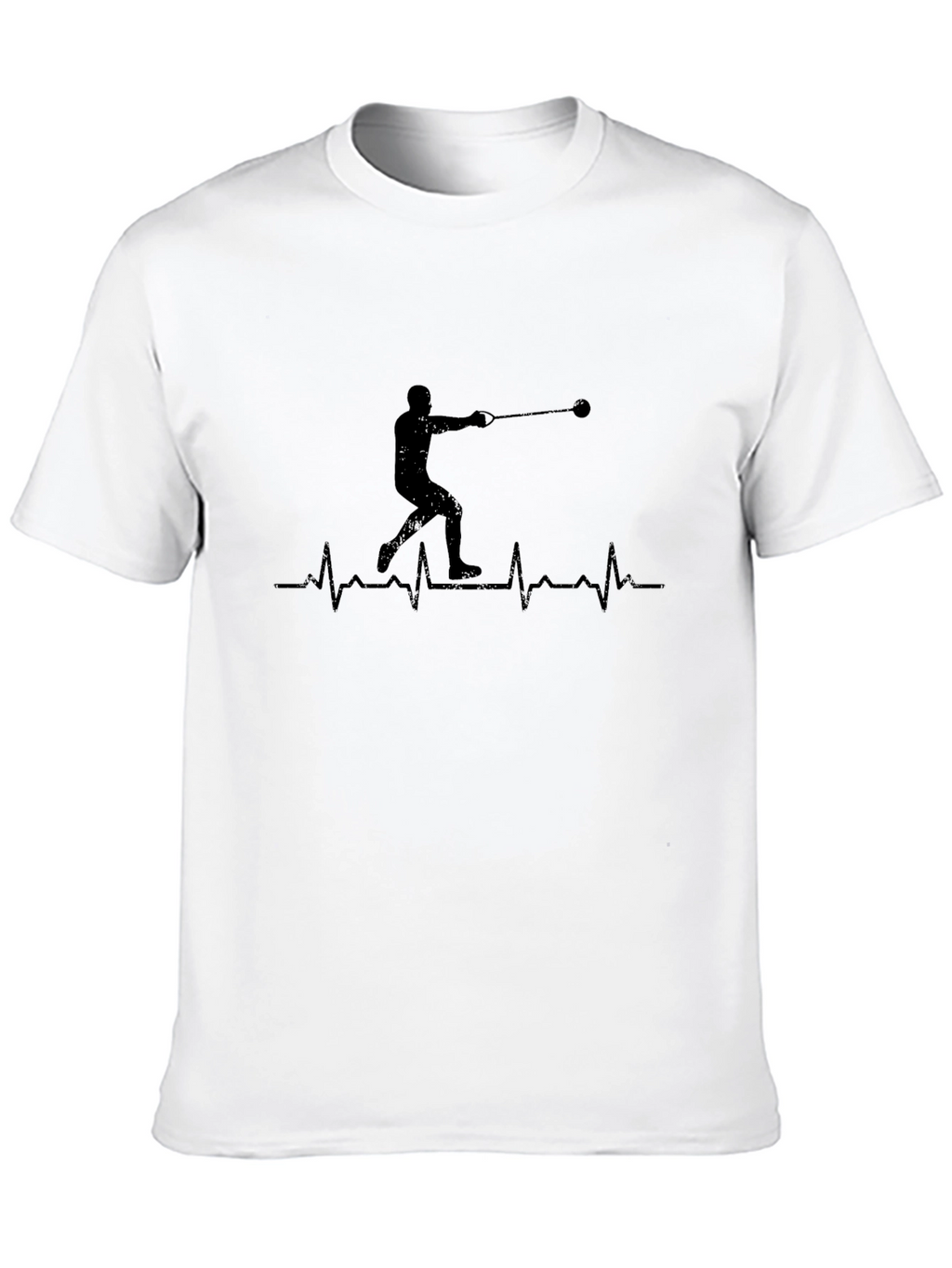 Hammer Throw Heartbeat Black T-Shirt