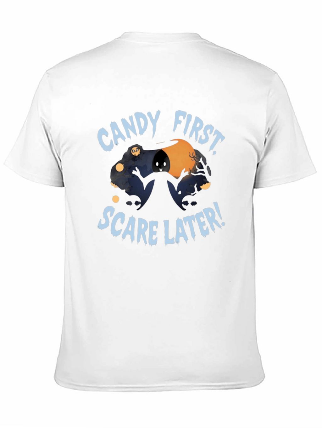 Candy First Scare Later Halloween T-Shirt