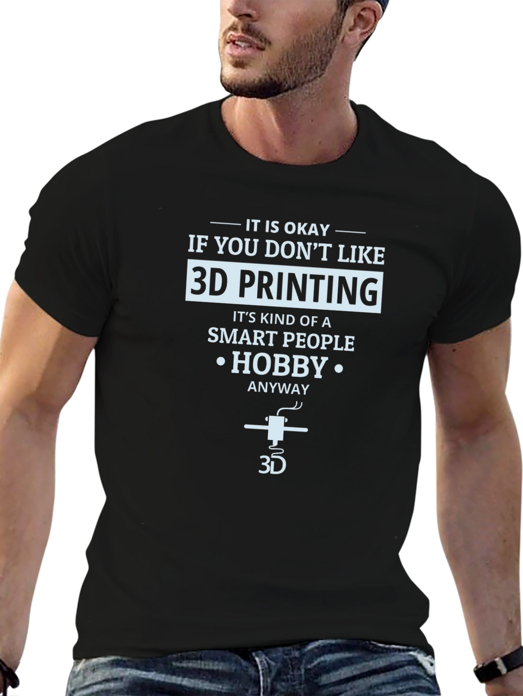 3D Printing Hobby T-Shirt - Smart People Design
