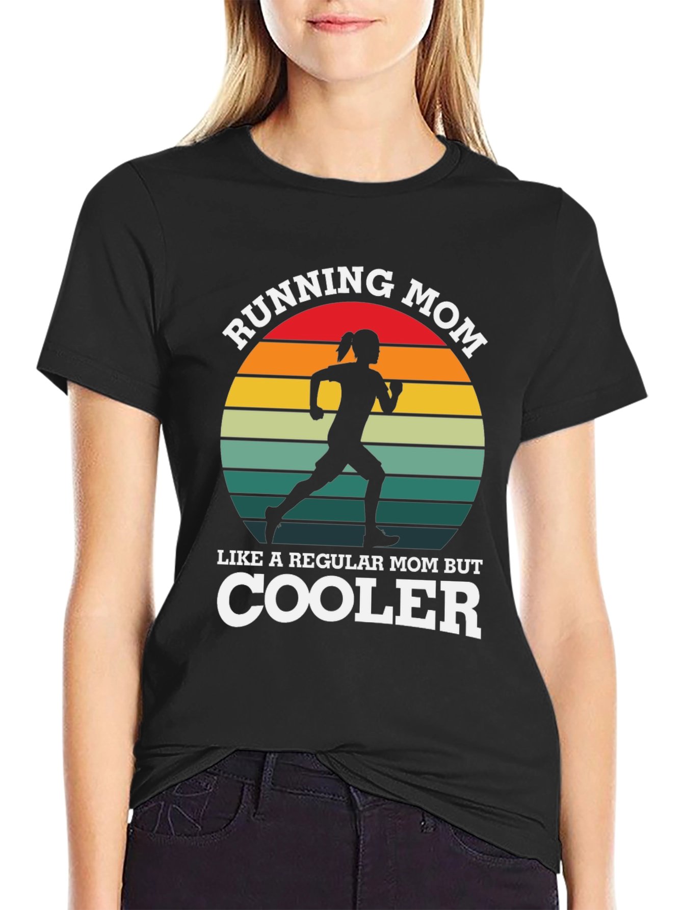 Running Mom T-Shirt - Cool Mom Apparel