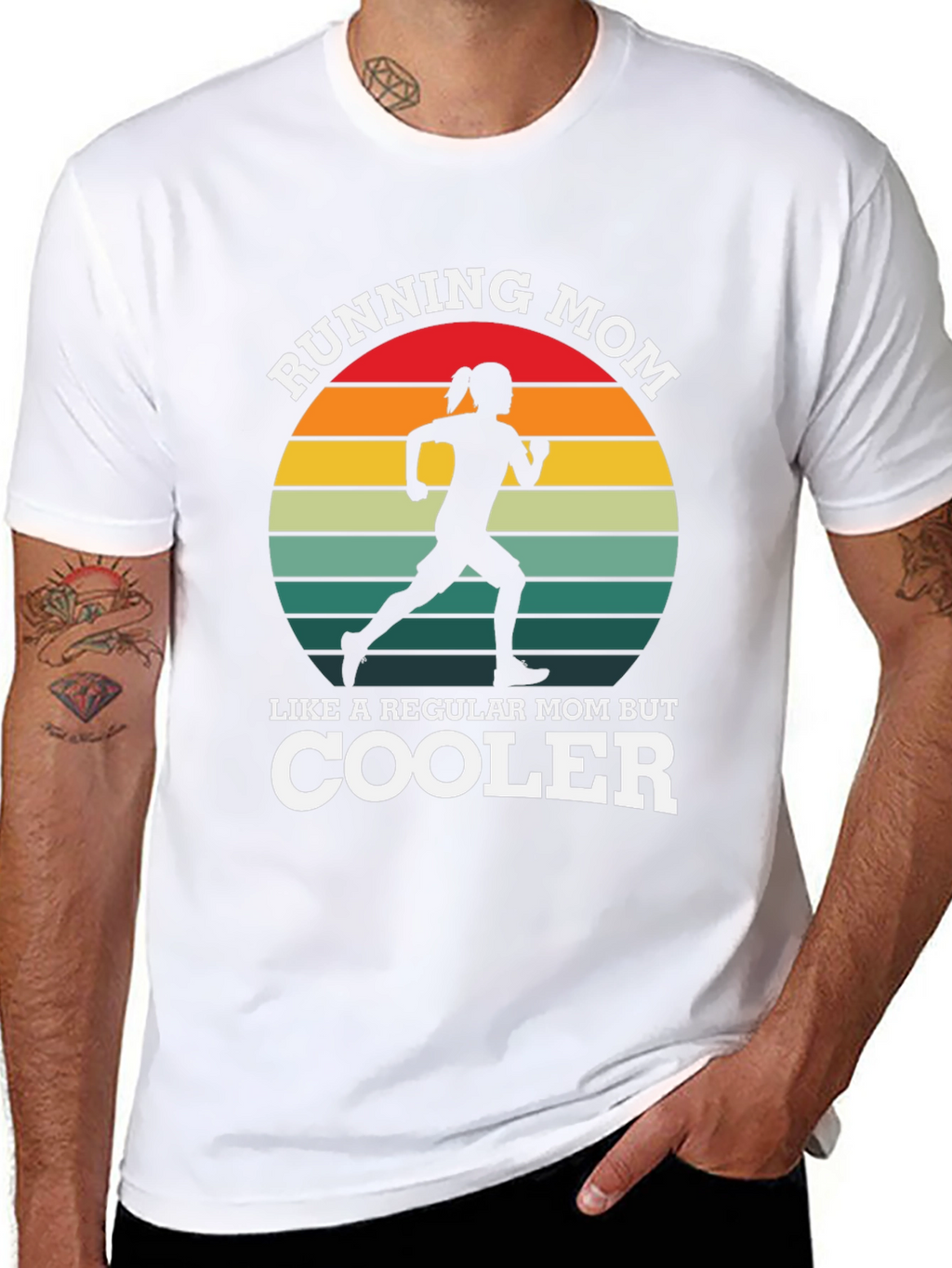 Running Mom T-Shirt - Cool Mom Apparel