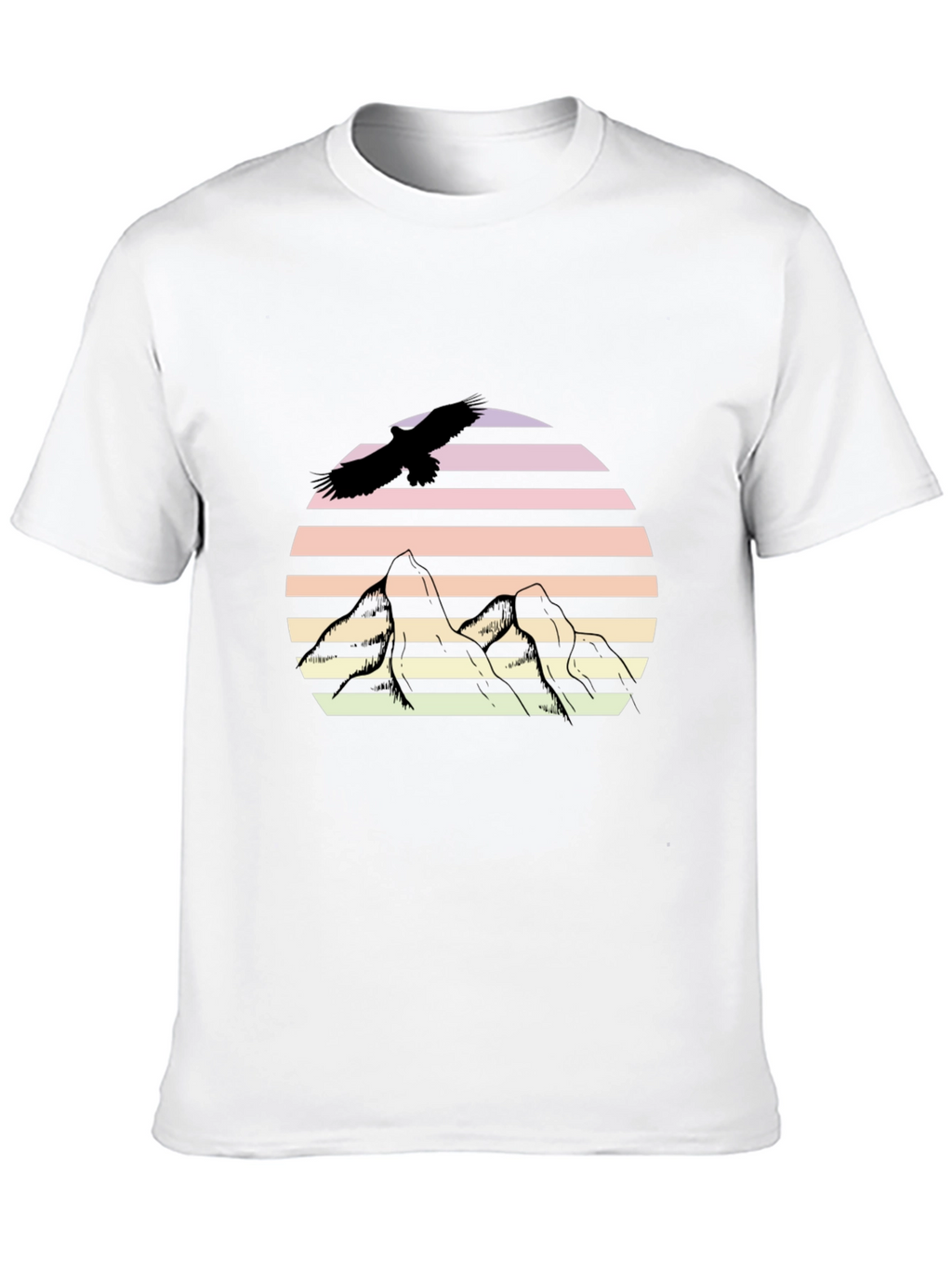 Retro Mountain Eagle T-Shirt