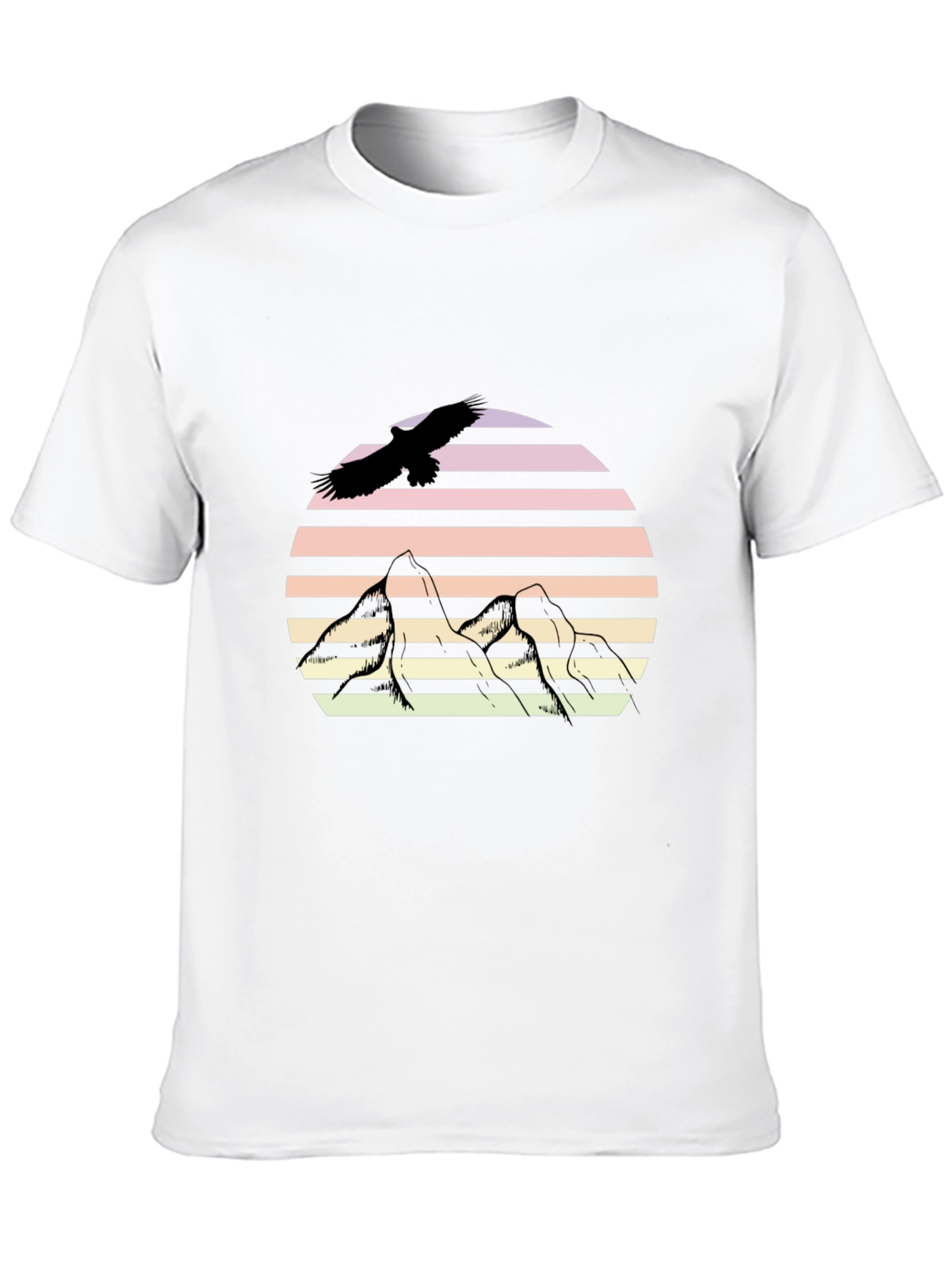 Retro Mountain Eagle T-Shirt