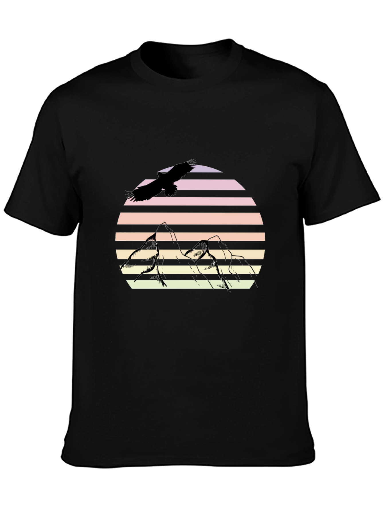 Retro Mountain Eagle T-Shirt